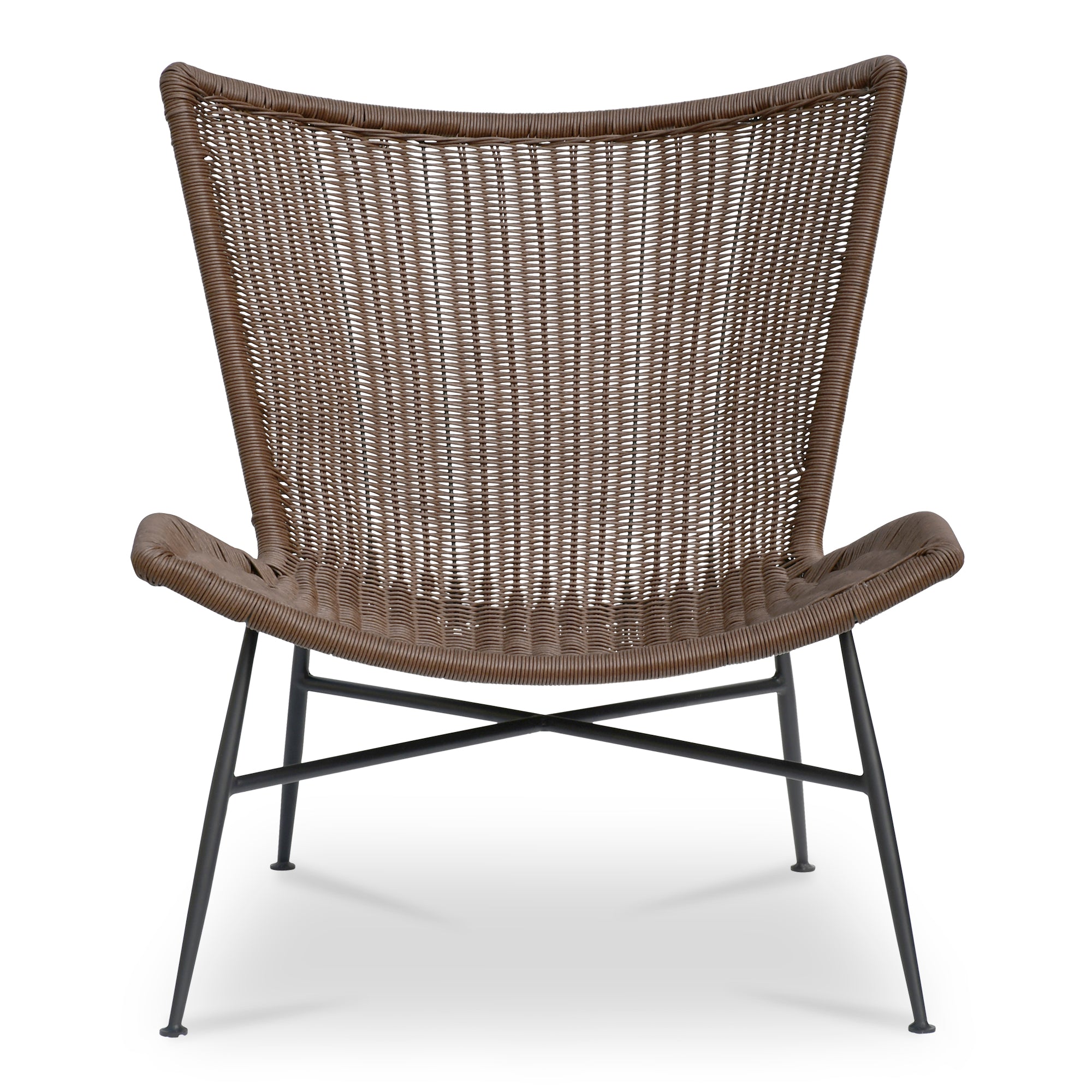 Paige Outdoor Accent Chair Brown - Central Designs