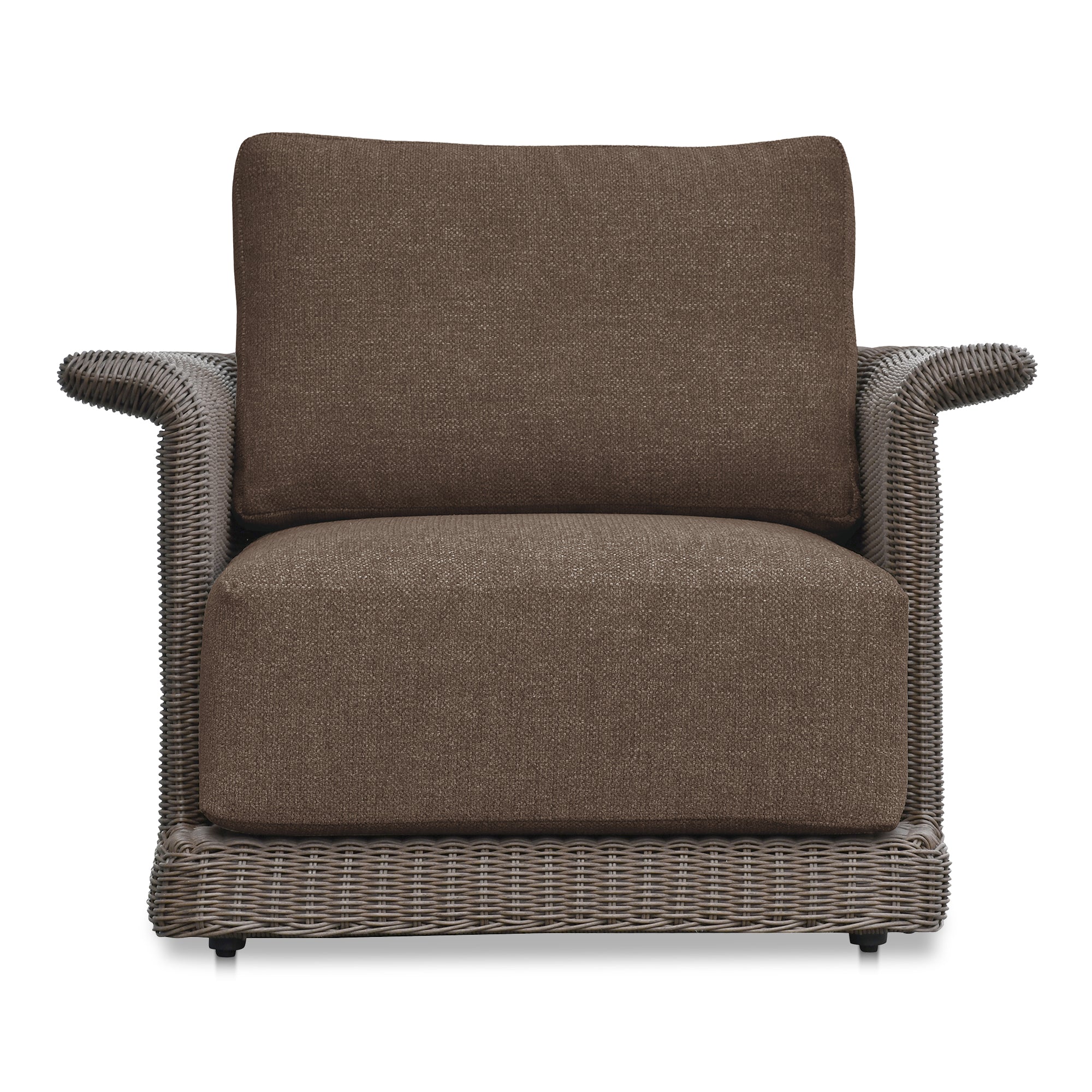 Meredith Outdoor Accent Chair Brown