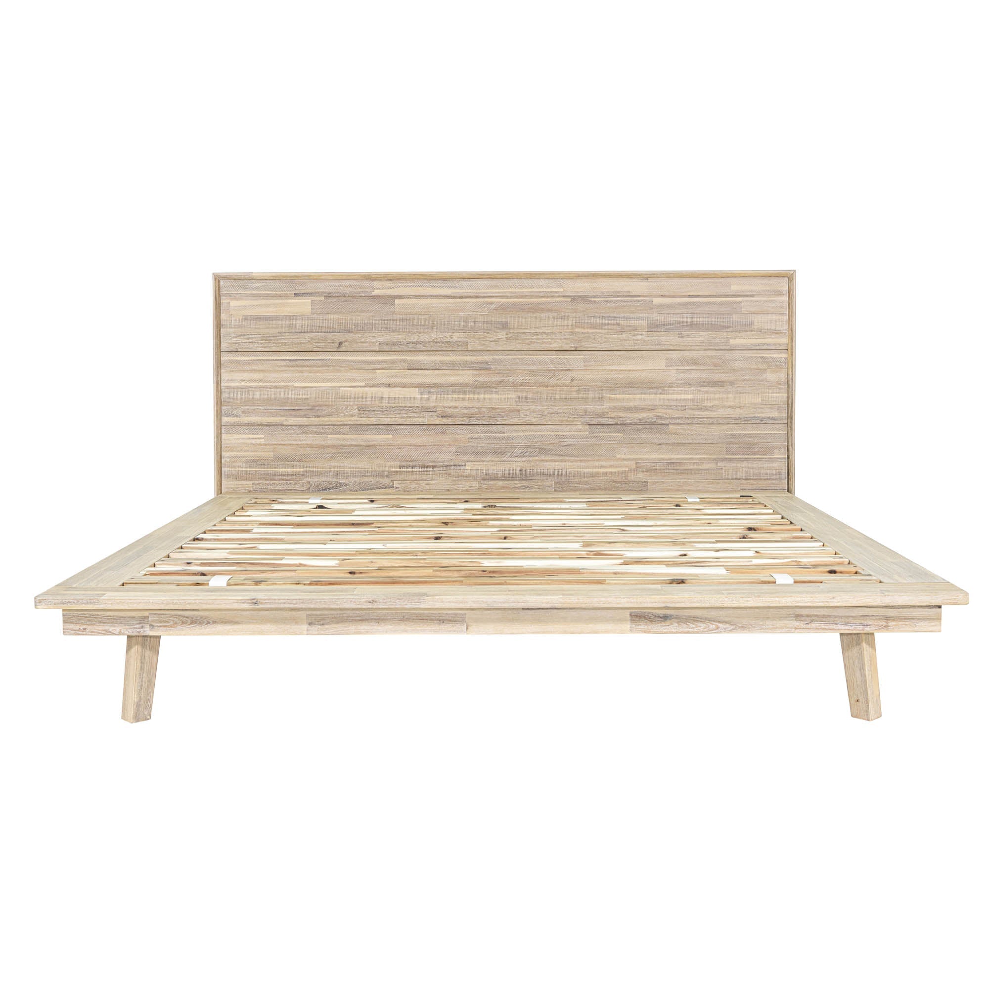 Gia King Bed - Light Driftwood - Central Designs
