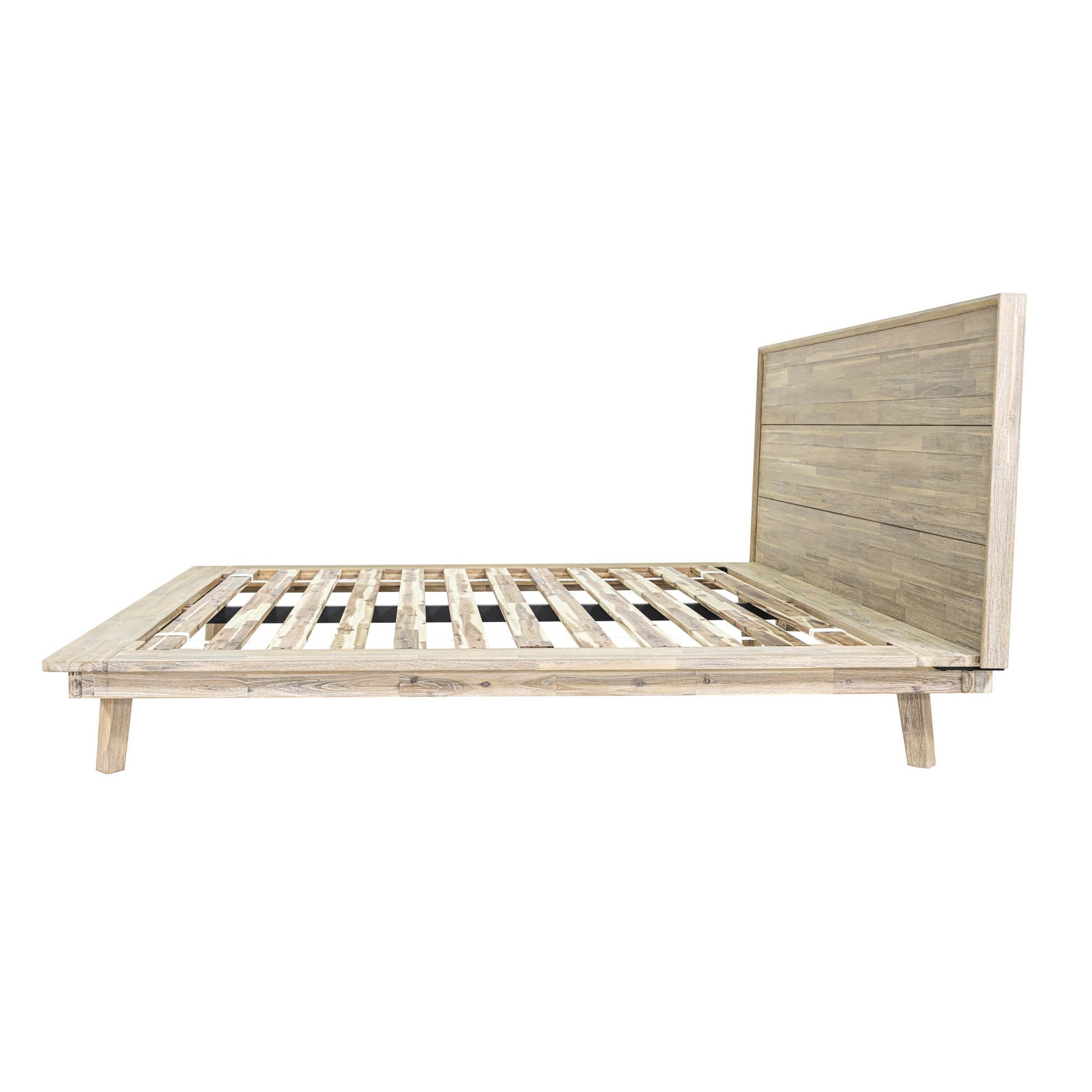 Gia King Bed - Light Driftwood - Central Designs