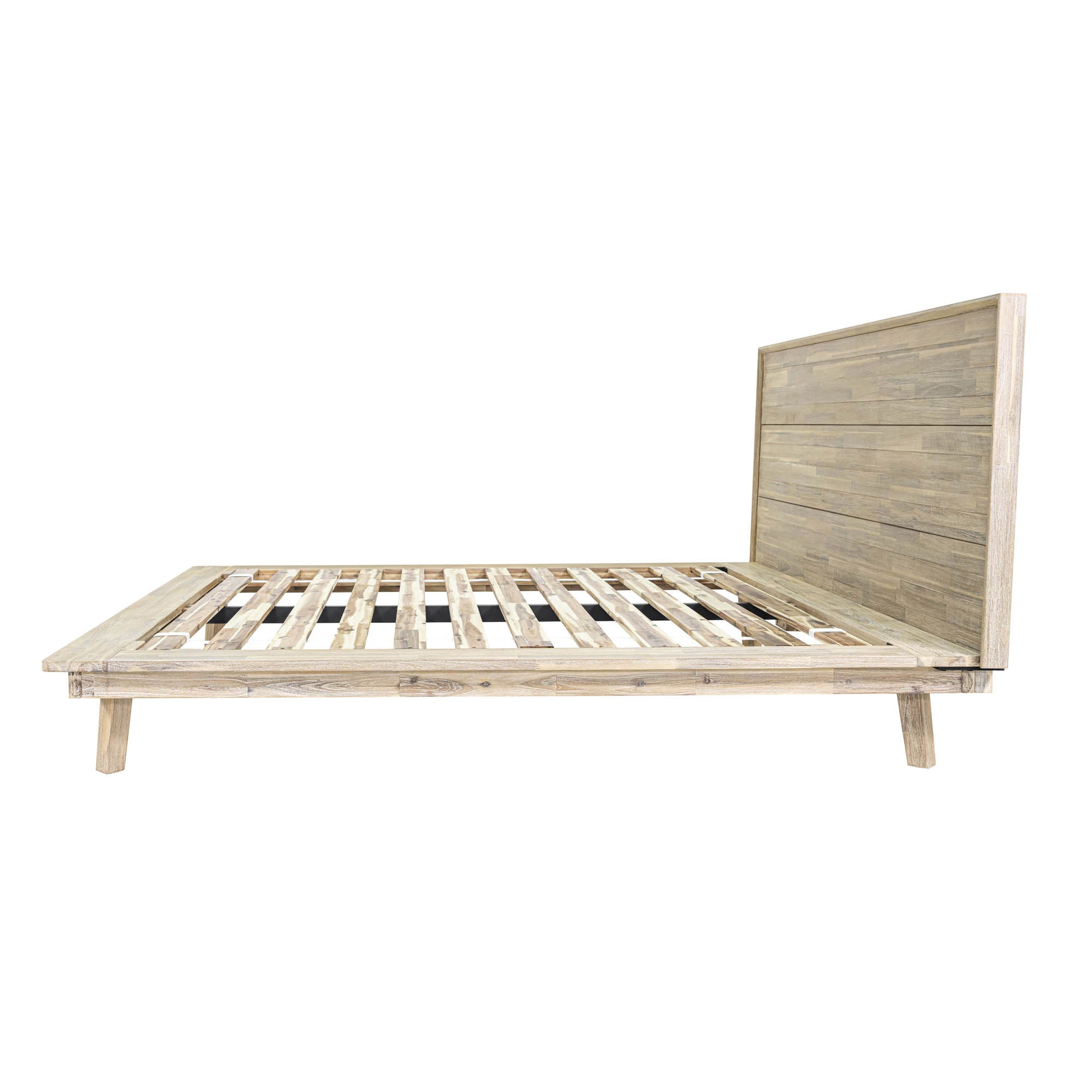 Gia King Bed - Light Driftwood - Central Designs