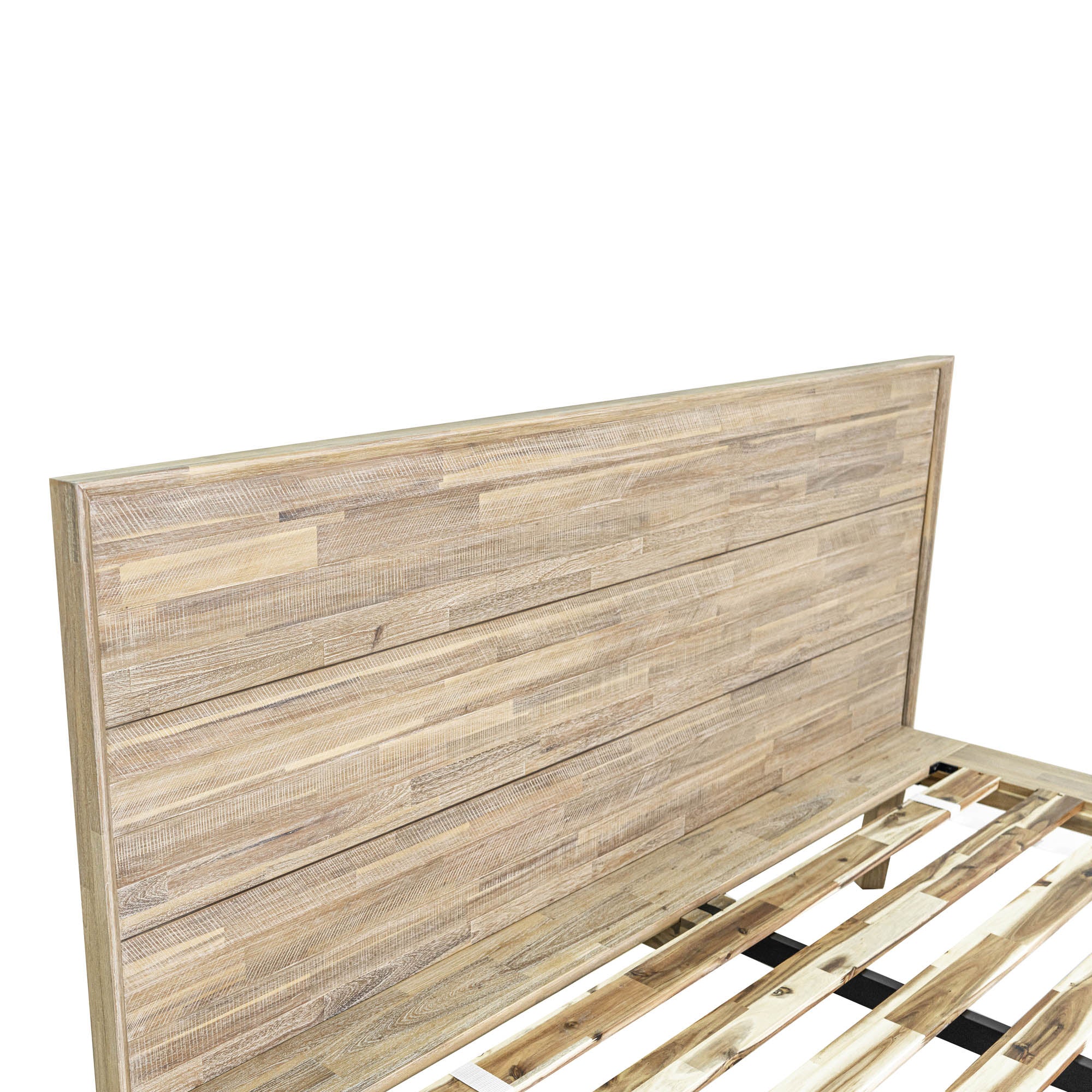 Gia King Bed - Light Driftwood - Central Designs