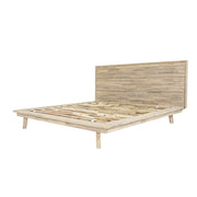 Gia King Bed - Light Driftwood - Central Designs