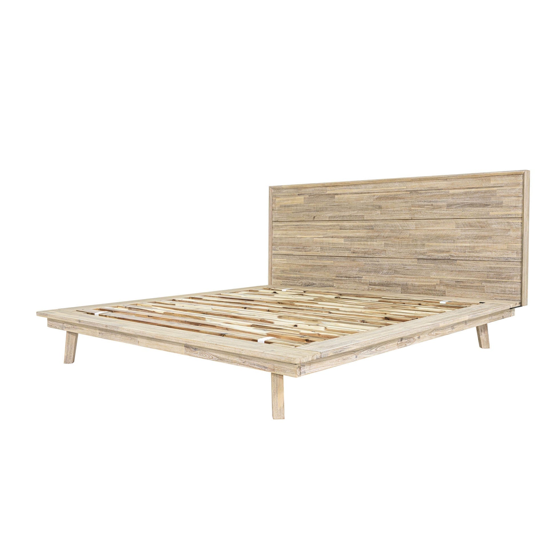 Gia King Bed - Light Driftwood - Central Designs