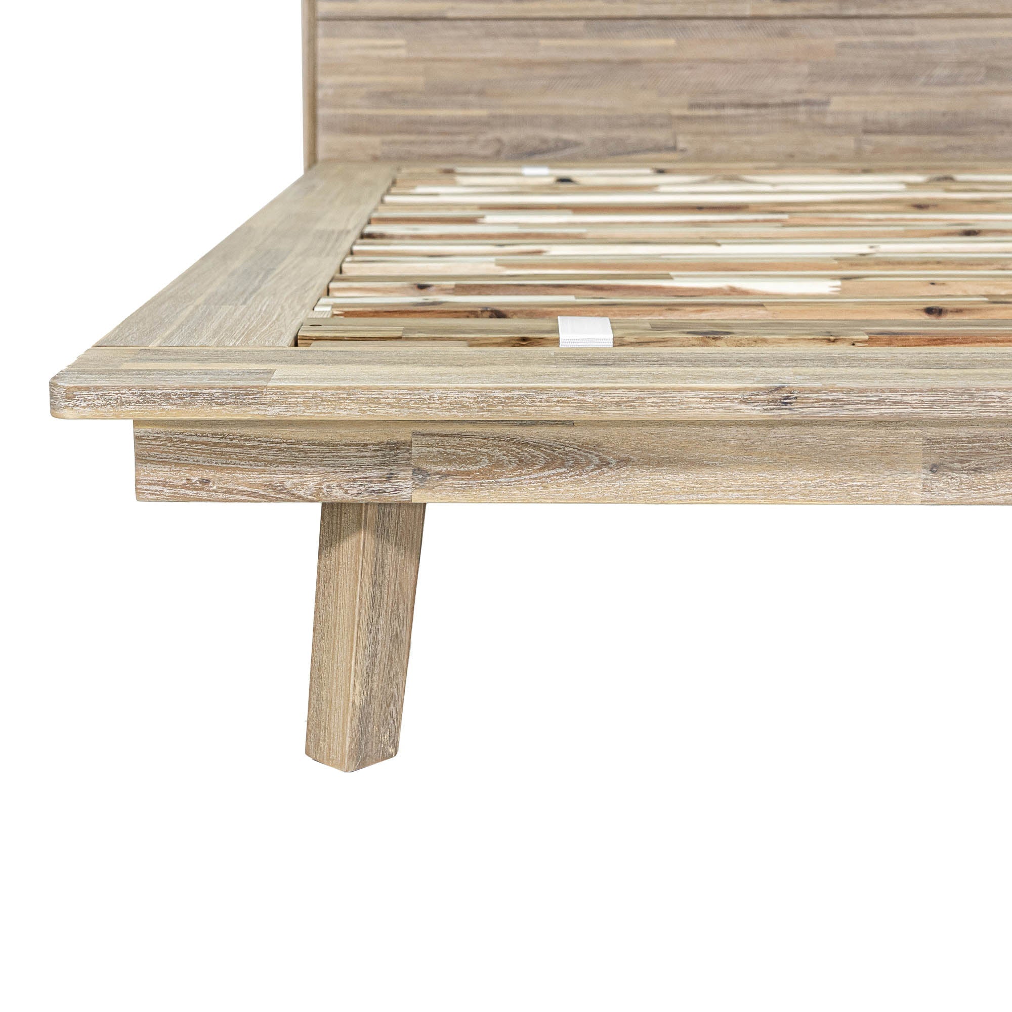 Gia King Bed - Light Driftwood - Central Designs