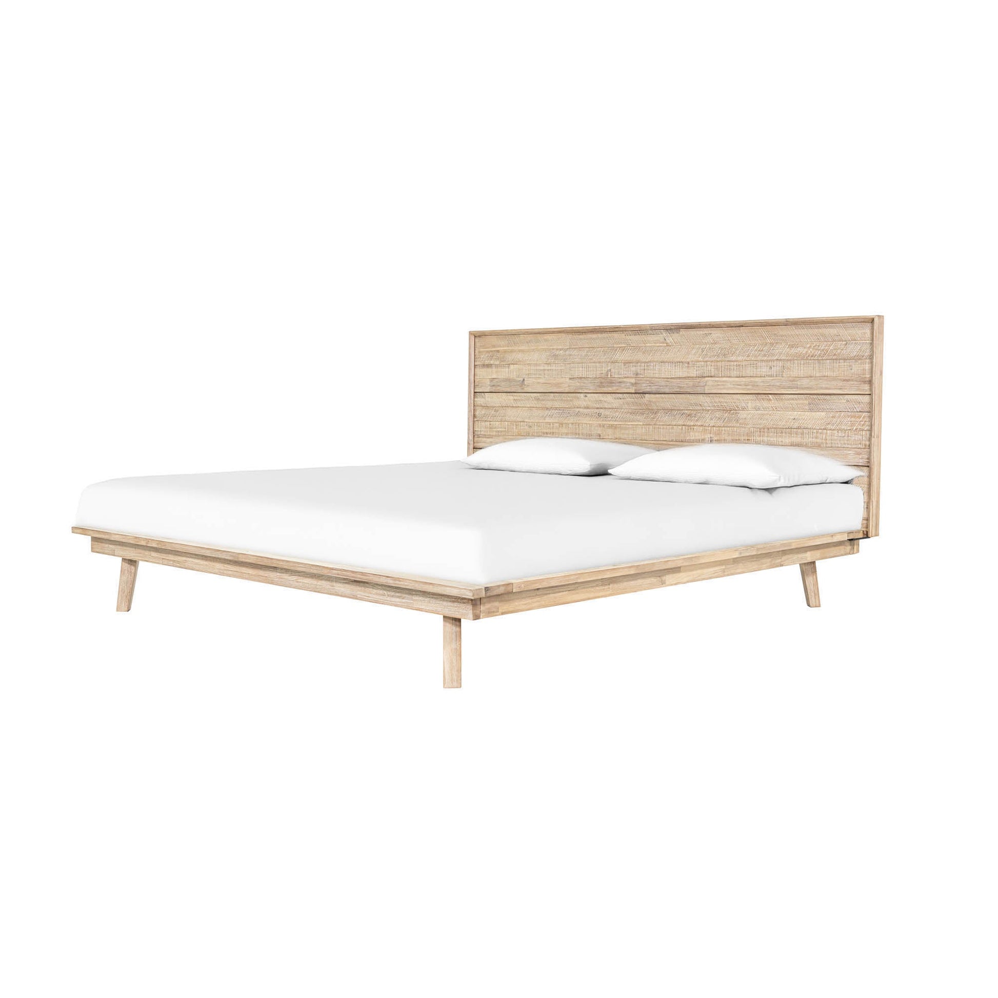 Gia King Bed - Light Driftwood - Central Designs