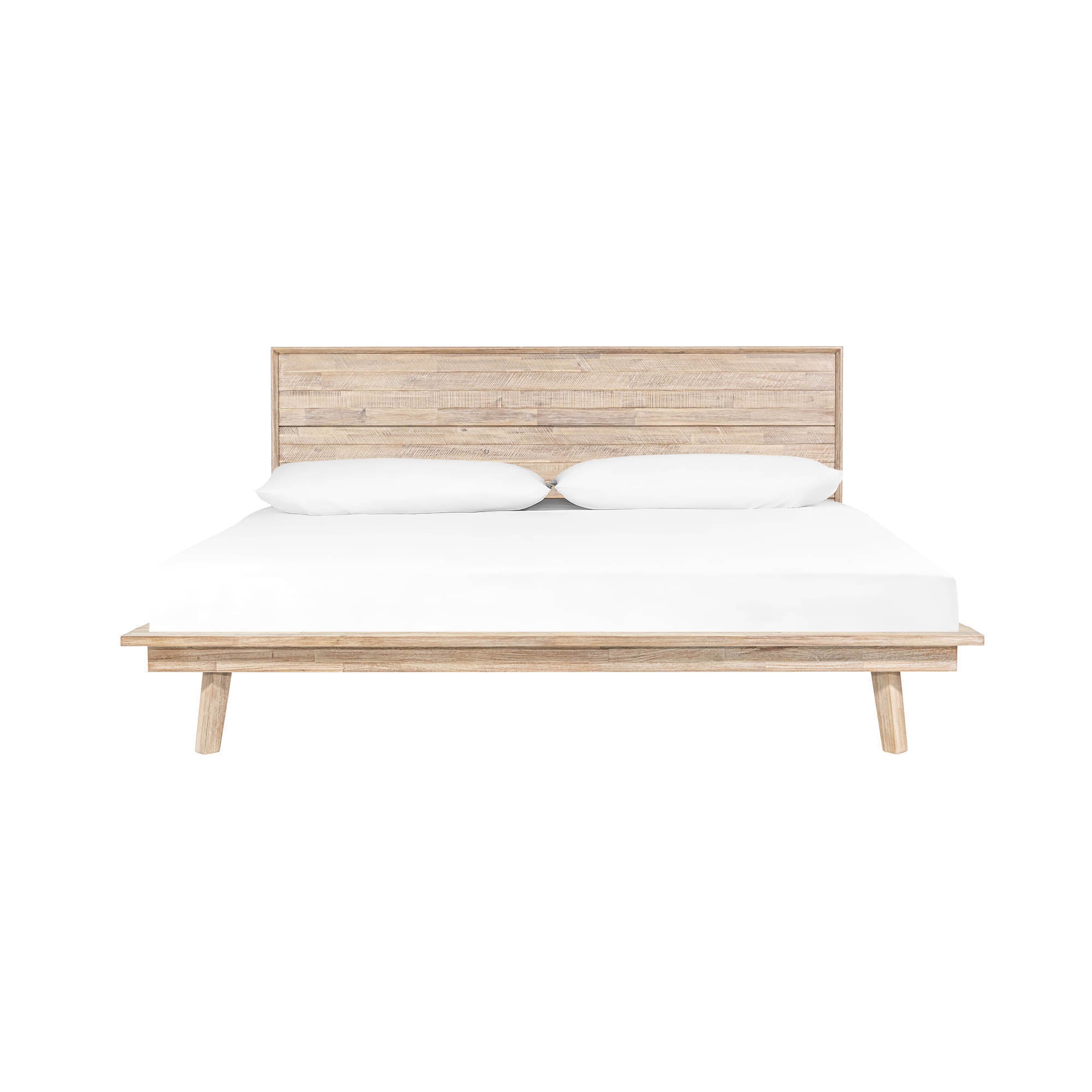 Gia King Bed - Light Driftwood - Central Designs