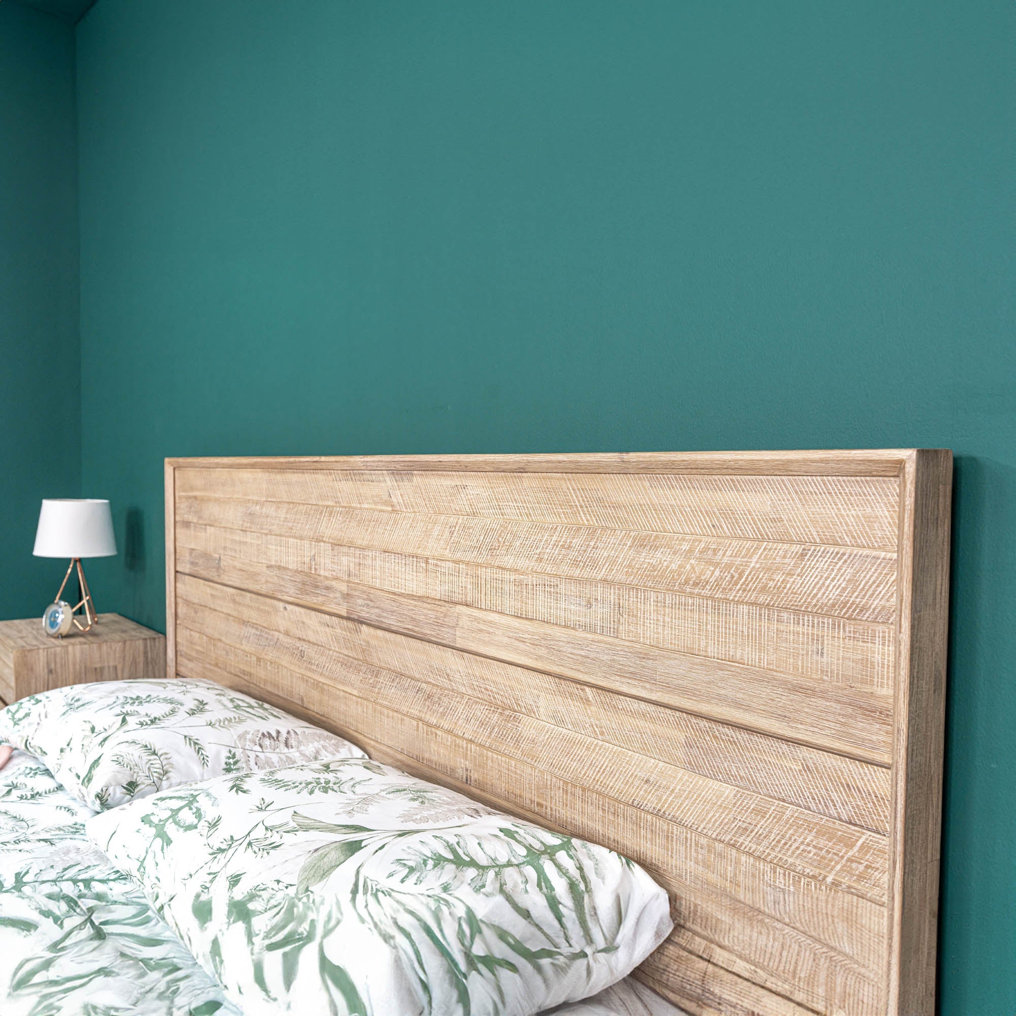 Gia King Bed - Light Driftwood - Central Designs