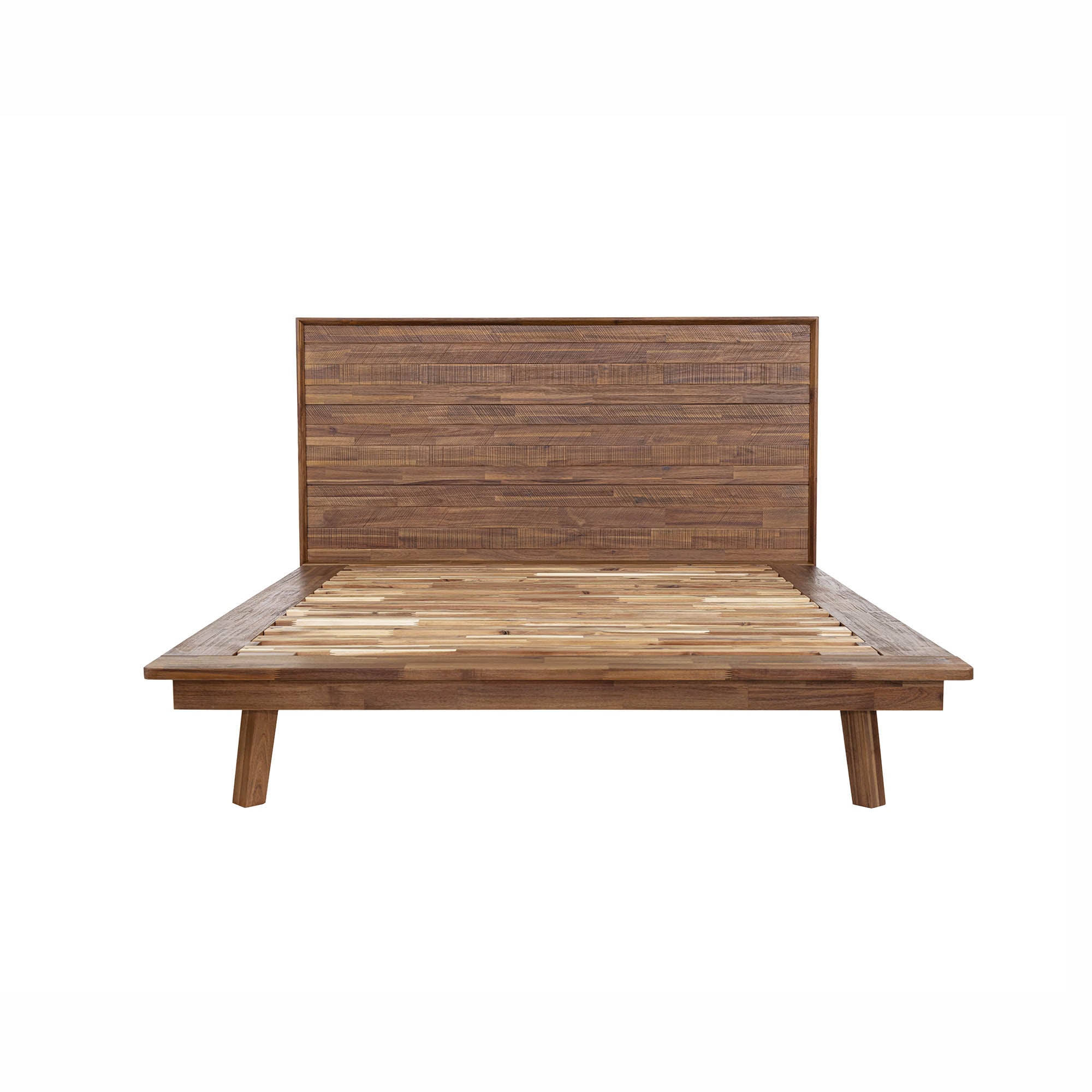 Gia Queen Bed - Warm Pecan - Central Designs