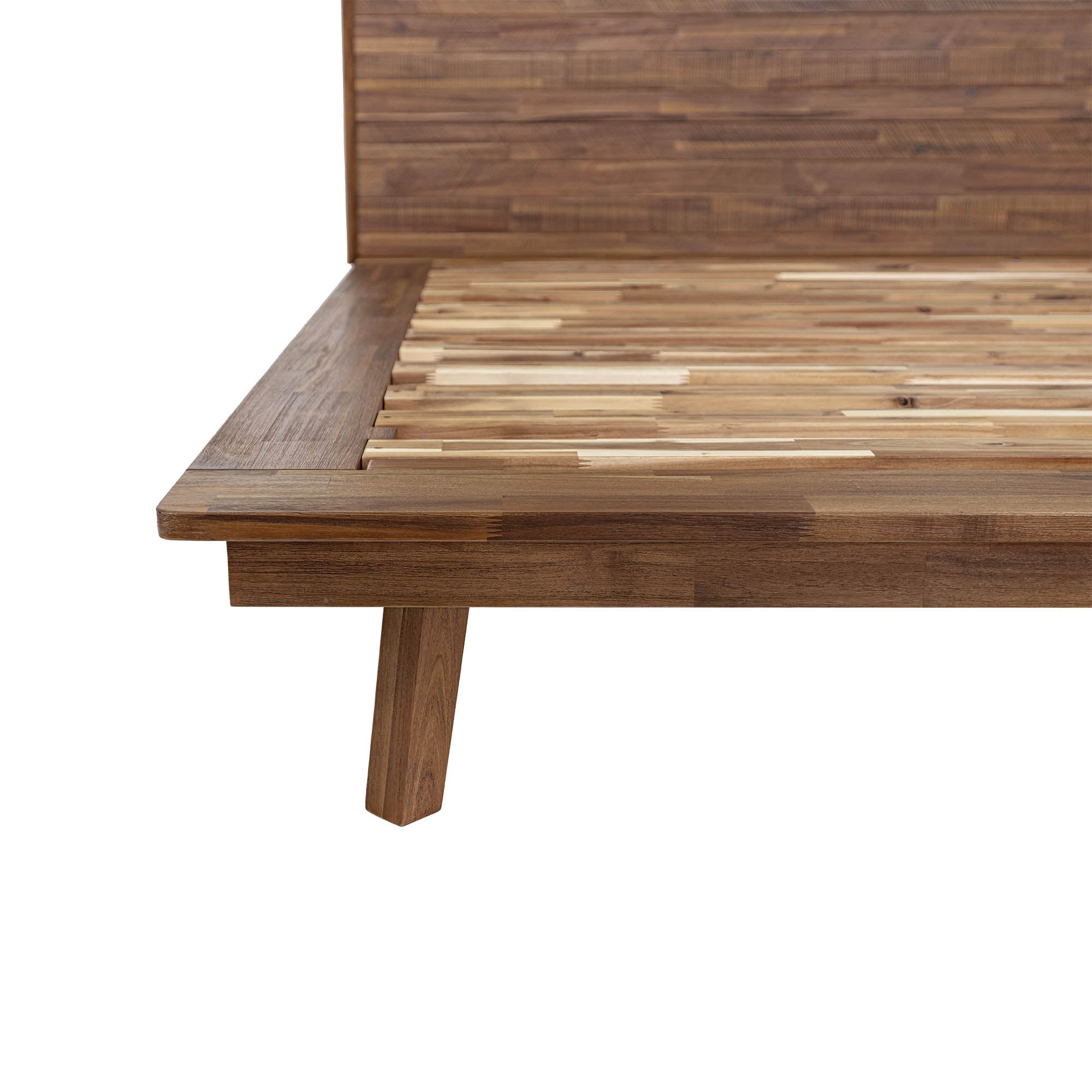 Gia King Bed - Warm Pecan - Central Designs