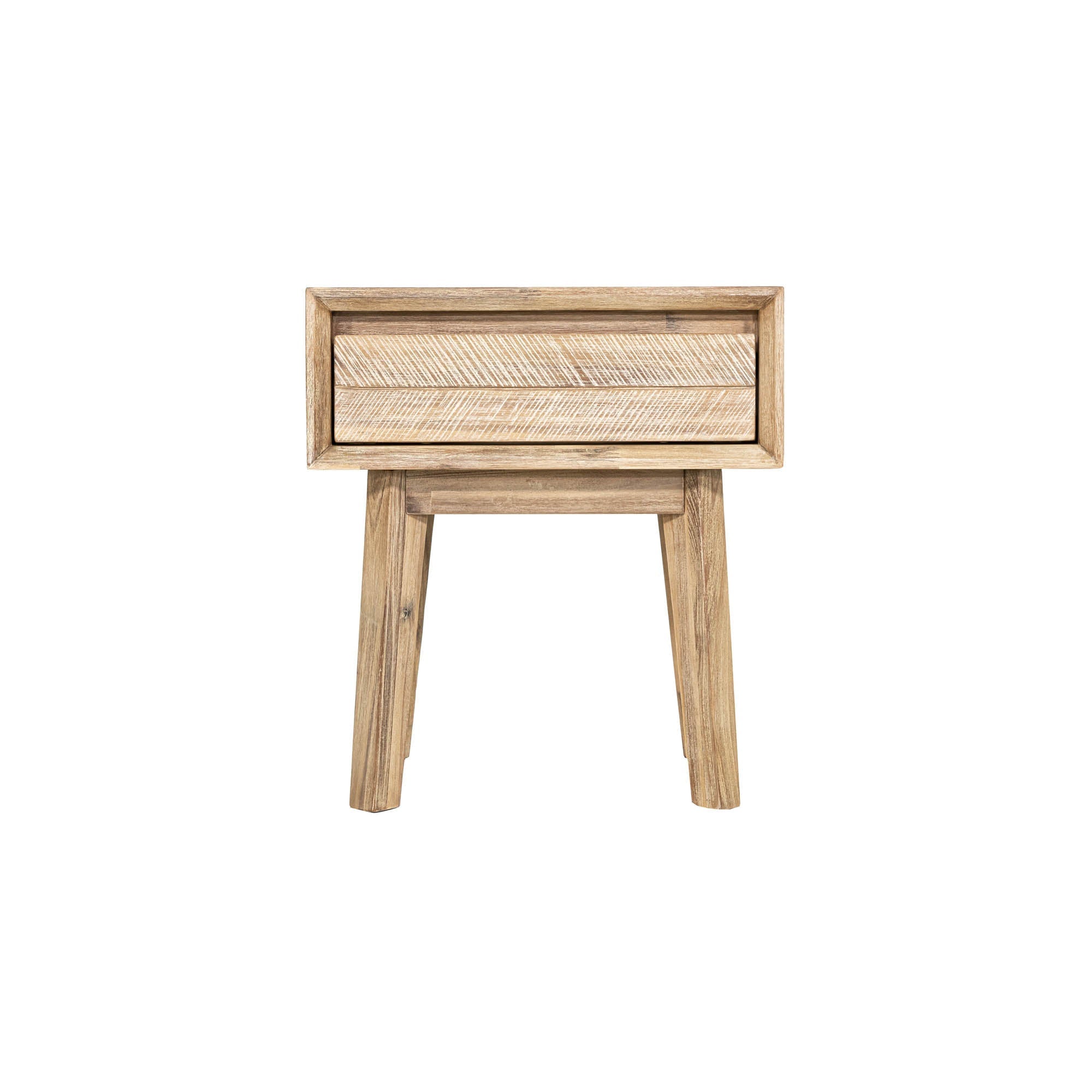 Gia 1 Drawer Nightstand - Light Driftwood
