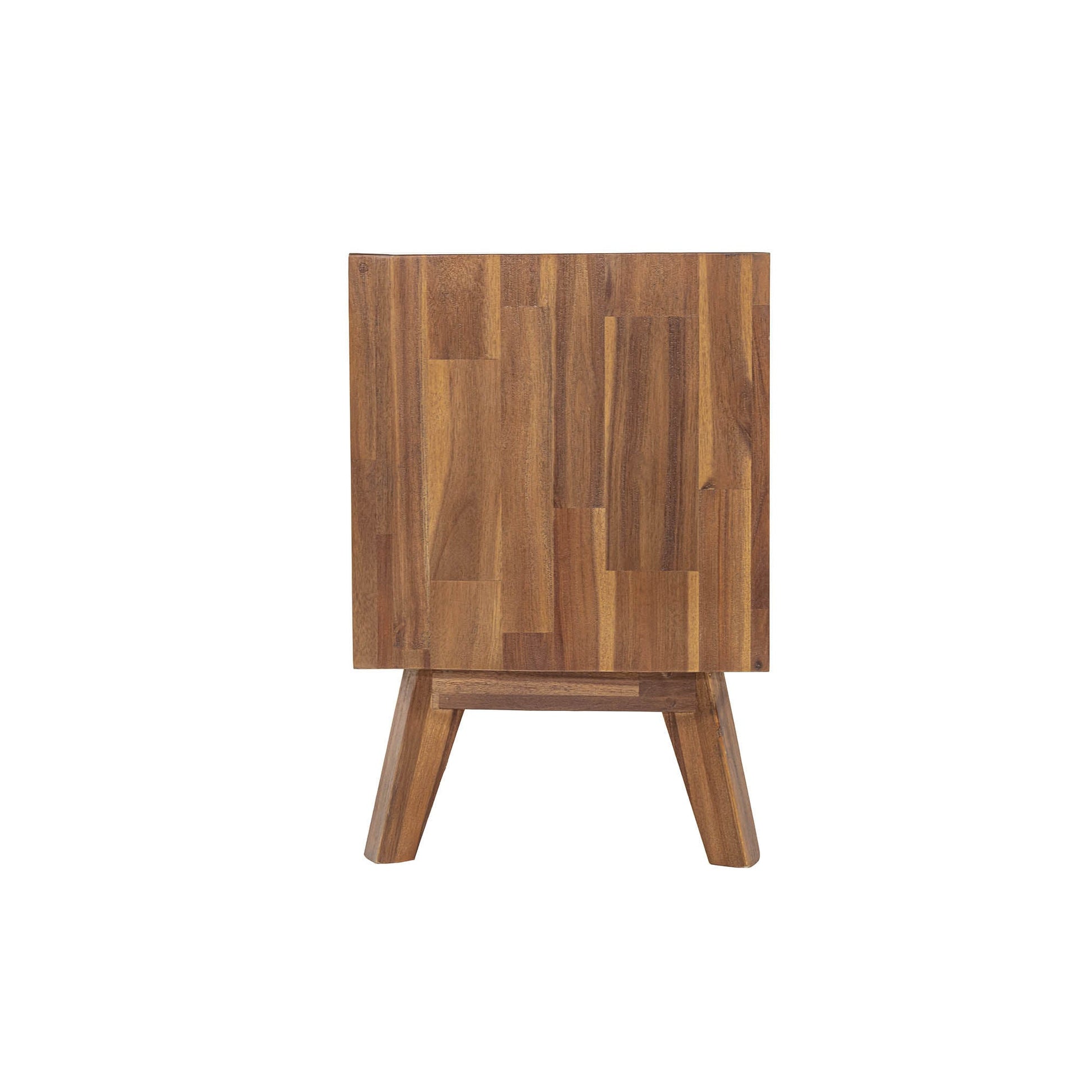 Gia 2 Drawer Nightstand - Warm Pecan - Central Designs