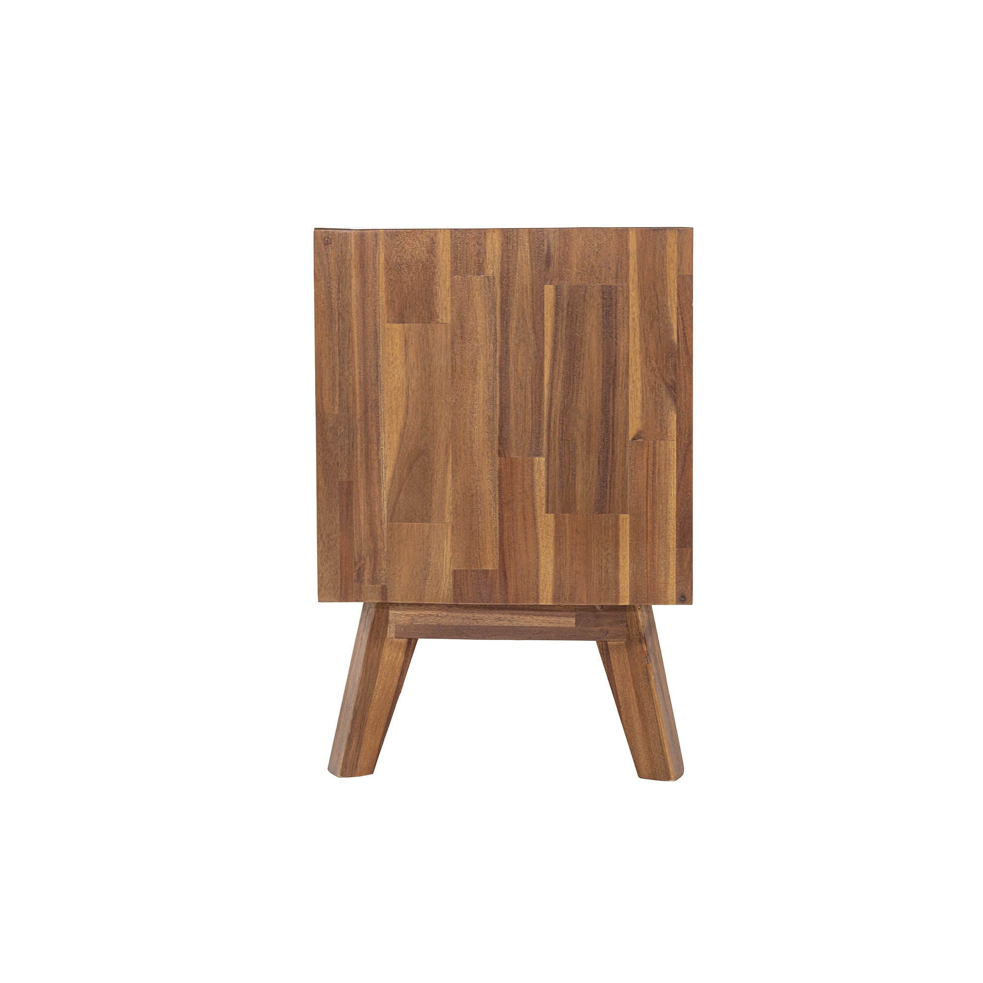 Gia 2 Drawer Nightstand - Warm Pecan - Central Designs