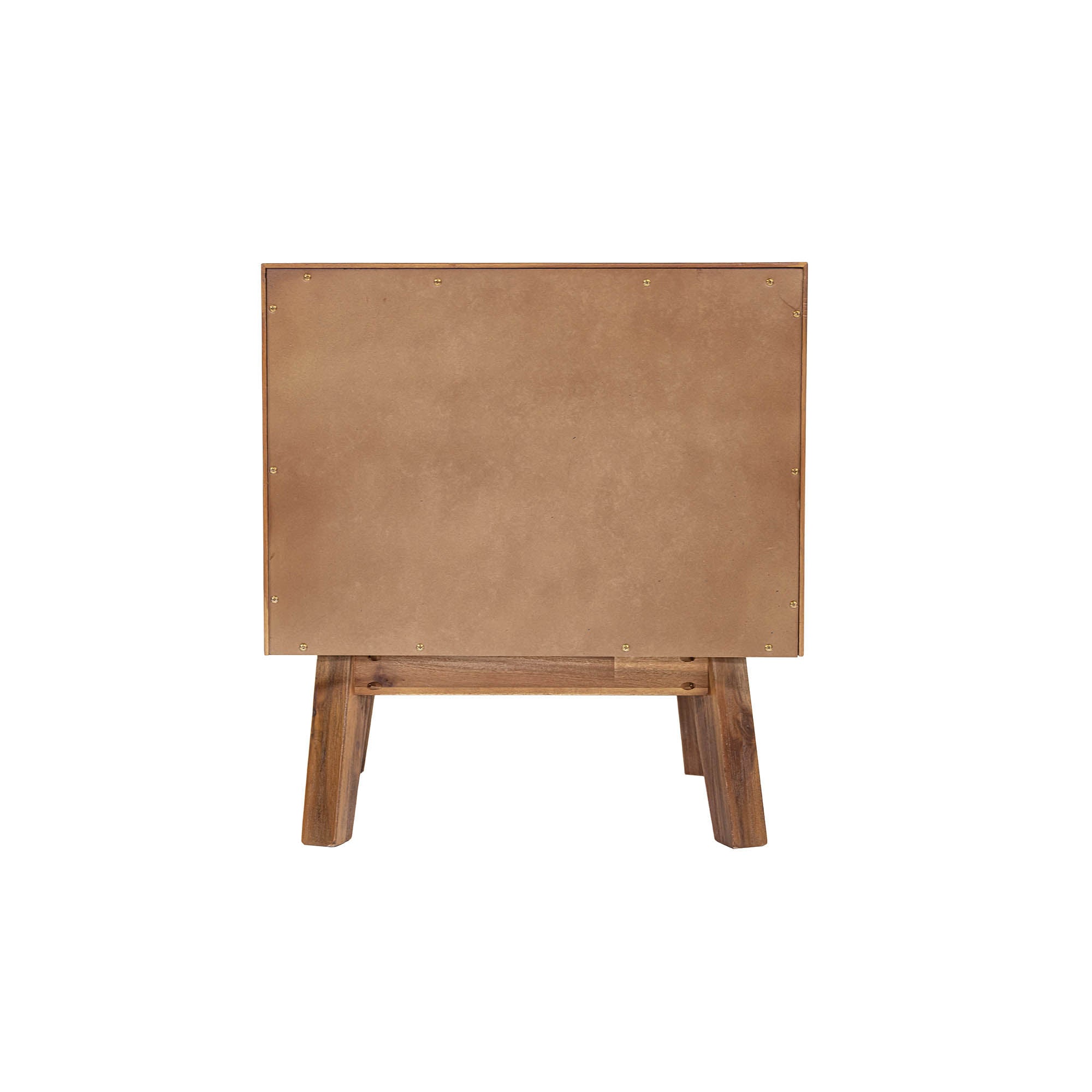 Gia 2 Drawer Nightstand - Warm Pecan - Central Designs