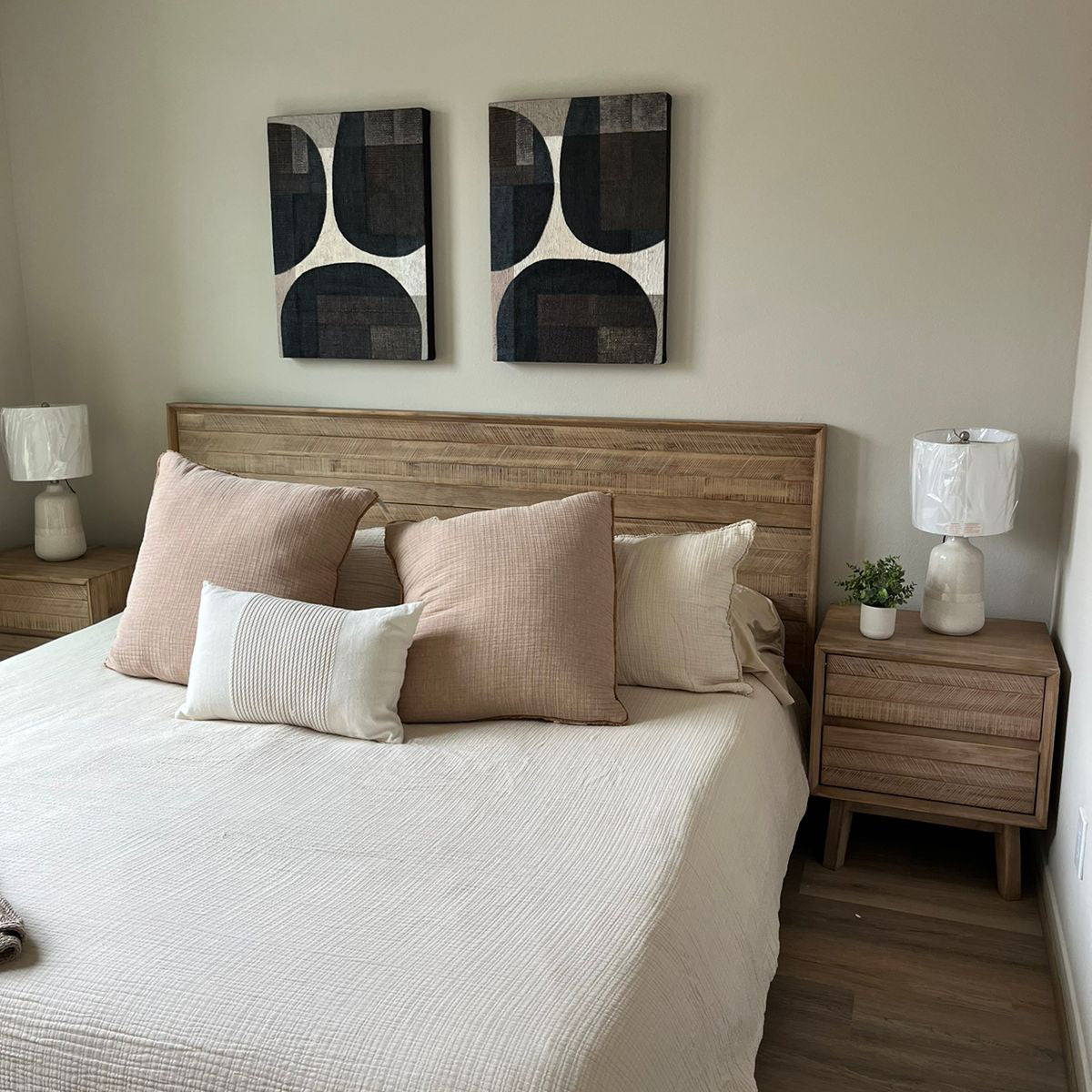 Gia 2 Drawer Nightstand - Light Driftwood