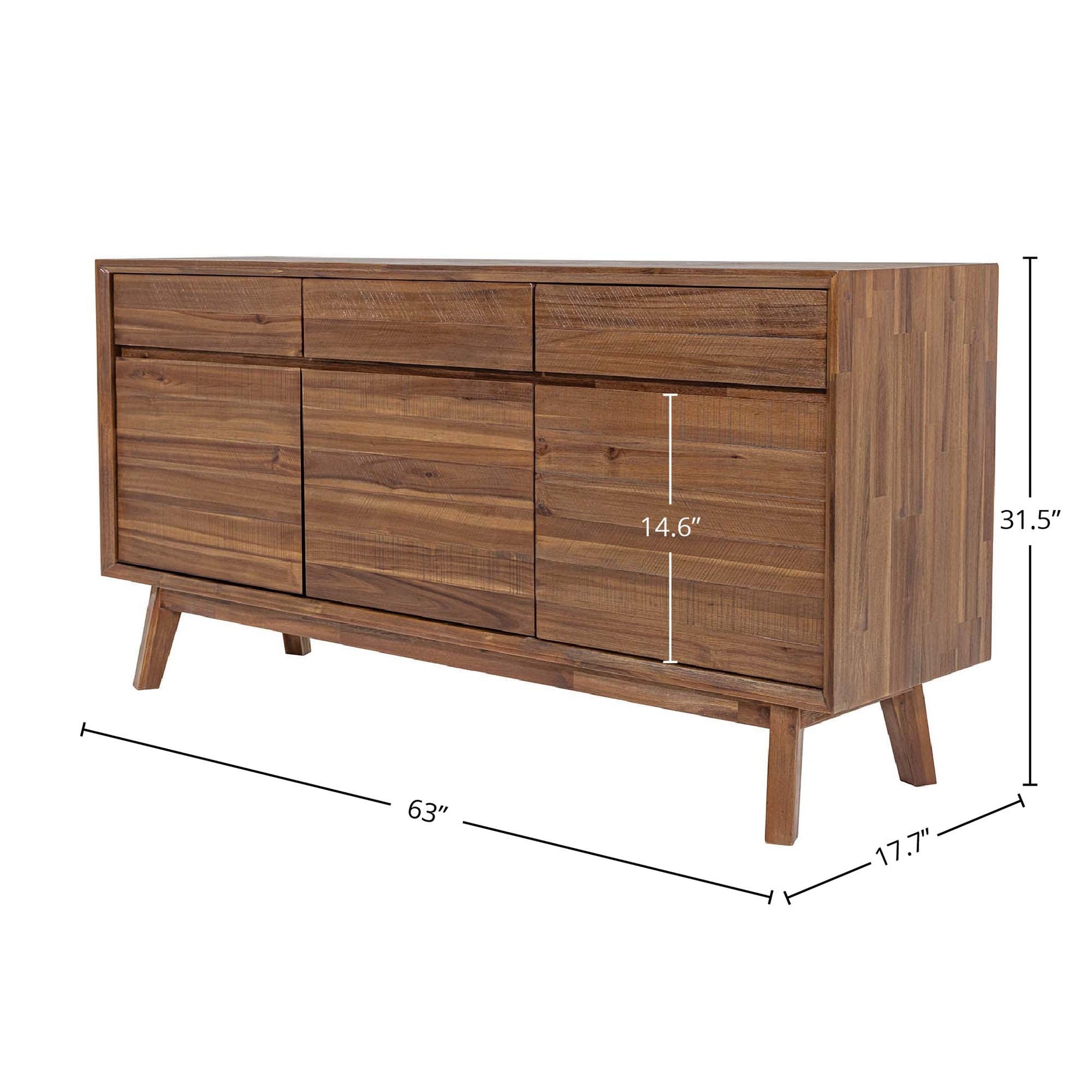 Gia Sideboard - Warm Pecan - Central Designs