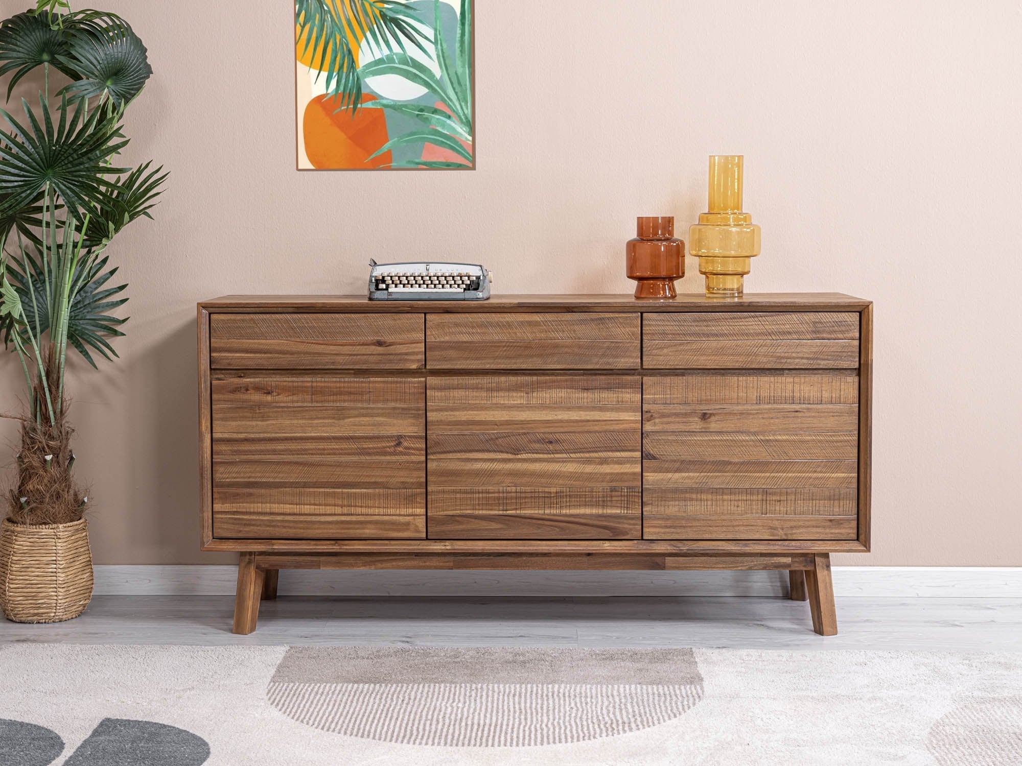 Gia Sideboard - Warm Pecan - Central Designs