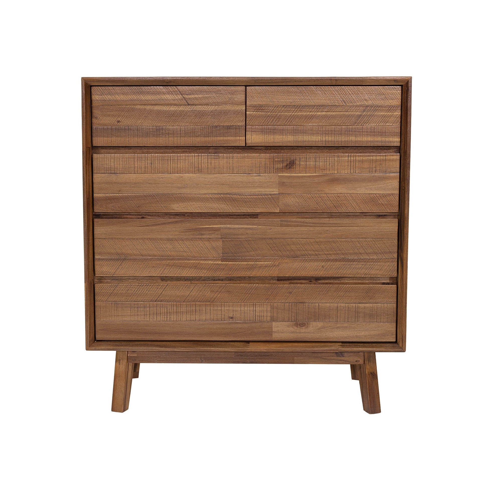 Gia 5 Drawer Chest - Warm Pecan - Central Designs