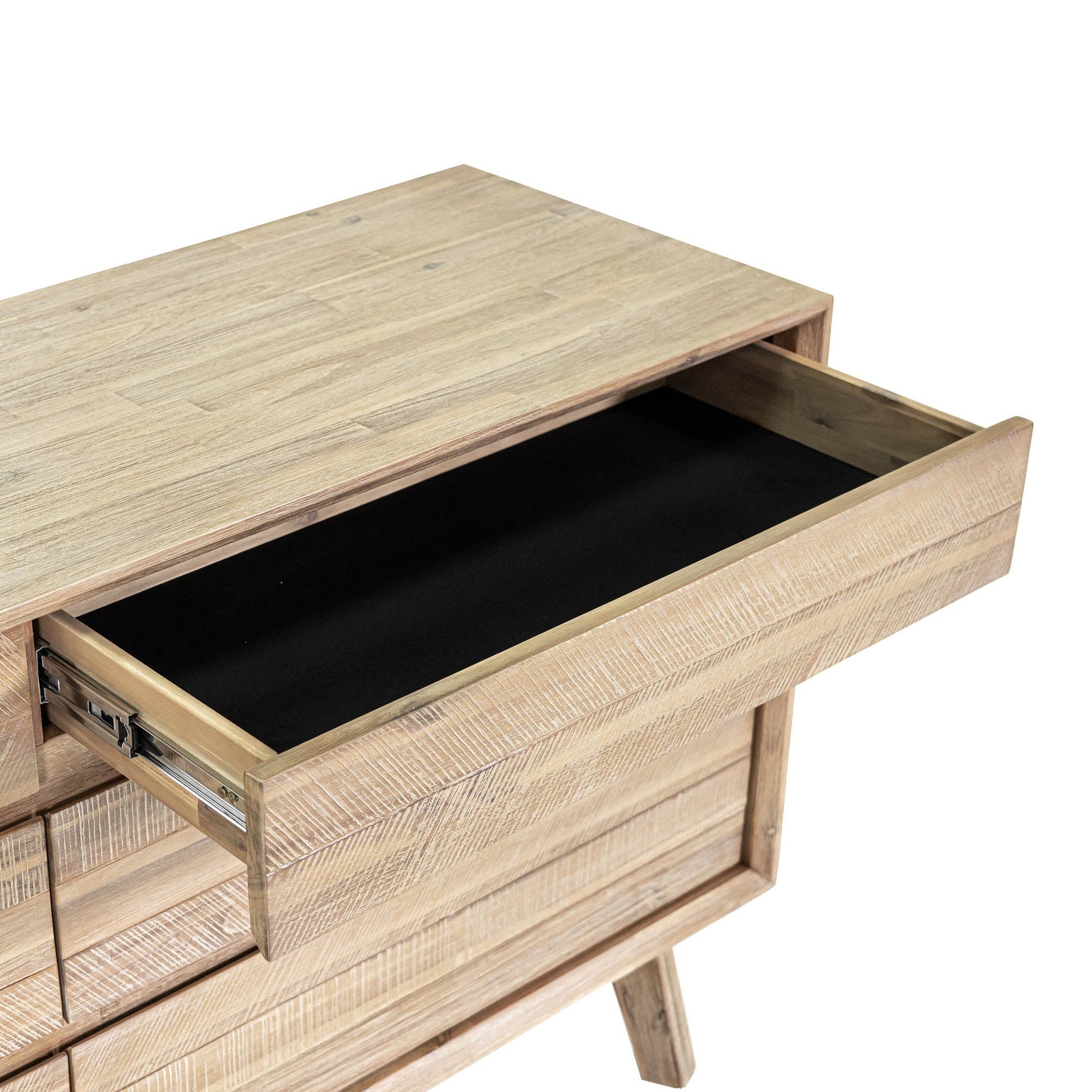 Gia 6 Drawer Dresser - Light Driftwood - Central Designs