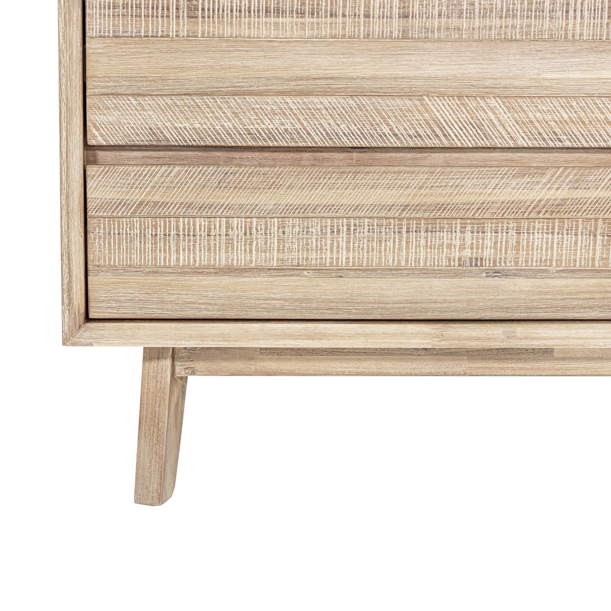 Gia 6 Drawer Dresser - Light Driftwood - Central Designs