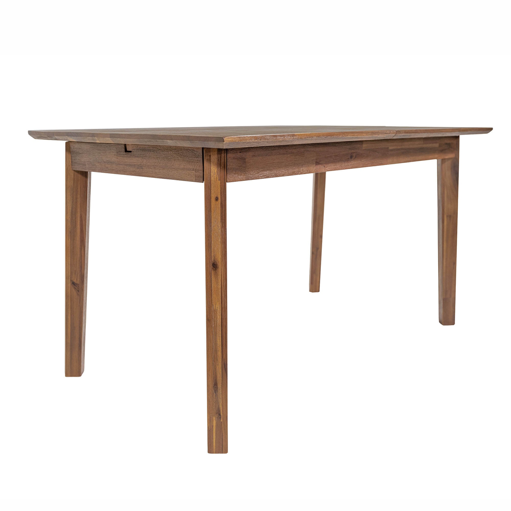 Gia Small Extension Dining Table w/ Butterfly System 55/71” - Warm Pecan - Central Designs