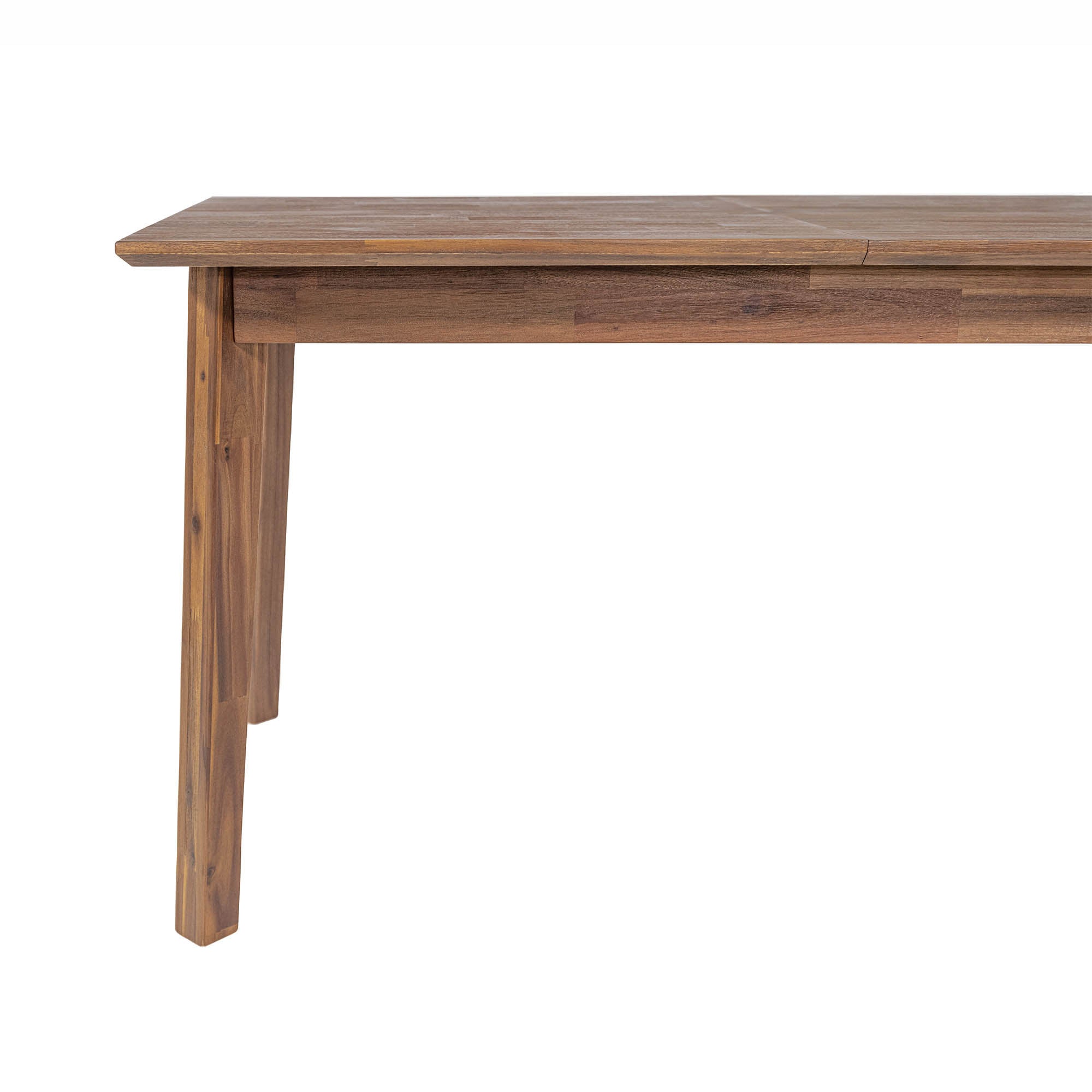 Gia Small Extension Dining Table w/ Butterfly System 55/71” - Warm Pecan - Central Designs