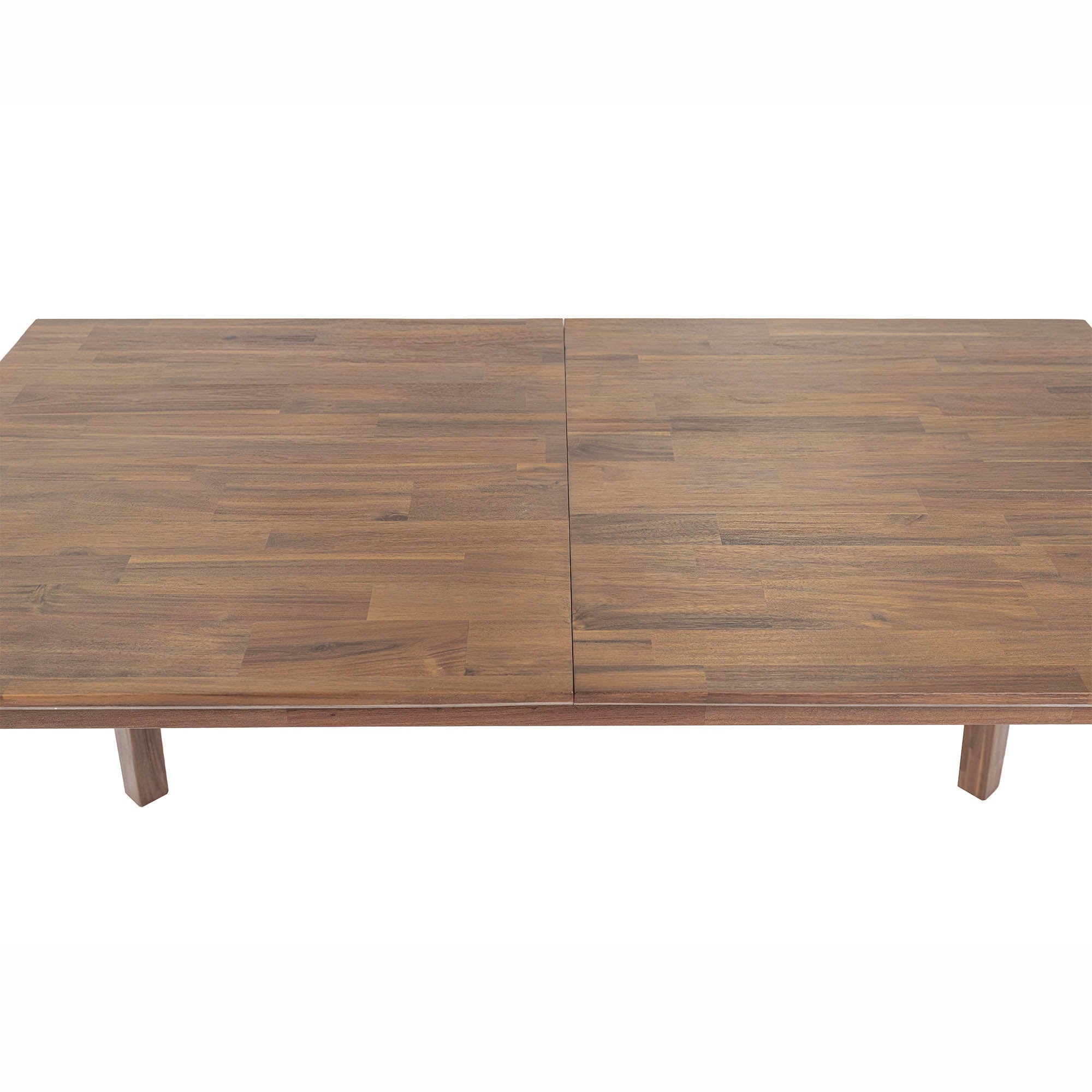 Gia Small Extension Dining Table w/ Butterfly System 55/71” - Warm Pecan - Central Designs