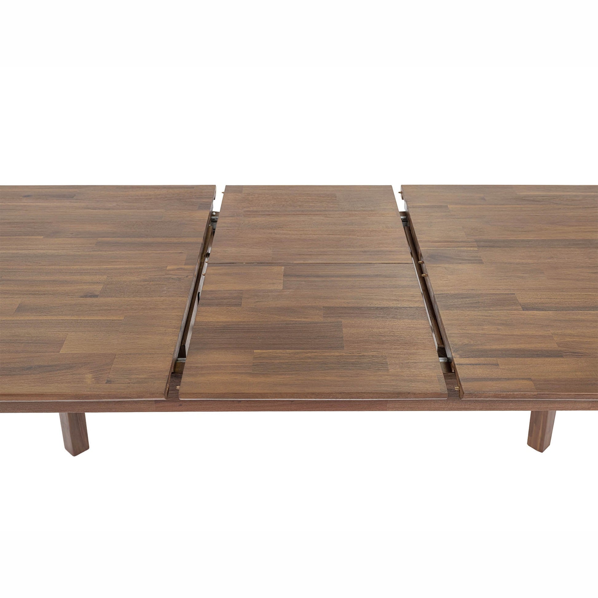 Gia Small Extension Dining Table w/ Butterfly System 55/71” - Warm Pecan - Central Designs