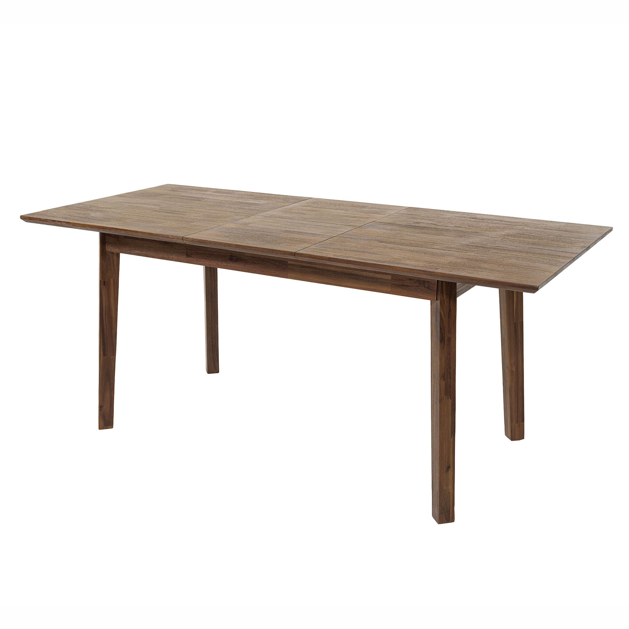 Gia Small Extension Dining Table w/ Butterfly System 55/71” - Warm Pecan - Central Designs