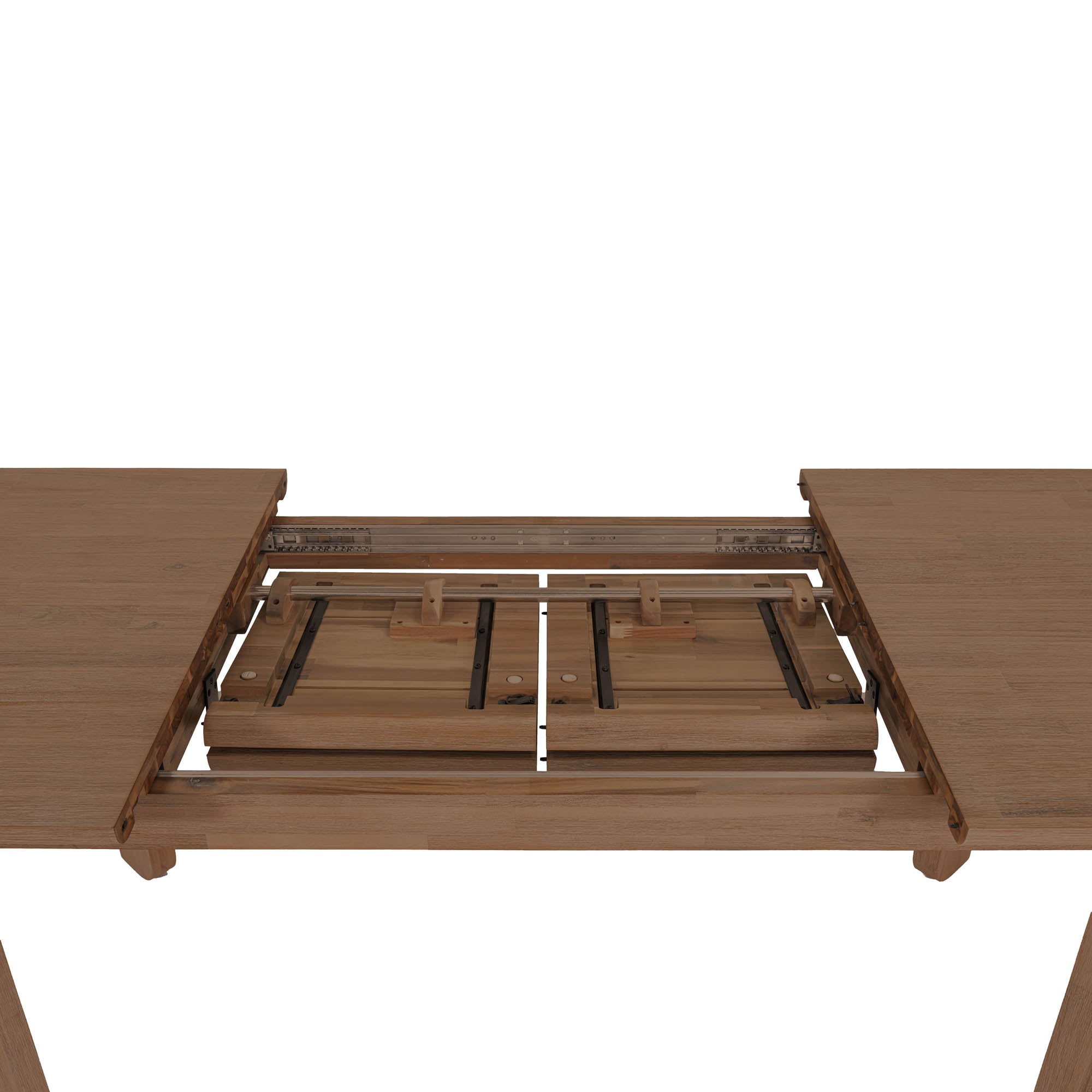 Gia Extension Dining Table 71/102" - Warm Pecan - Central Designs