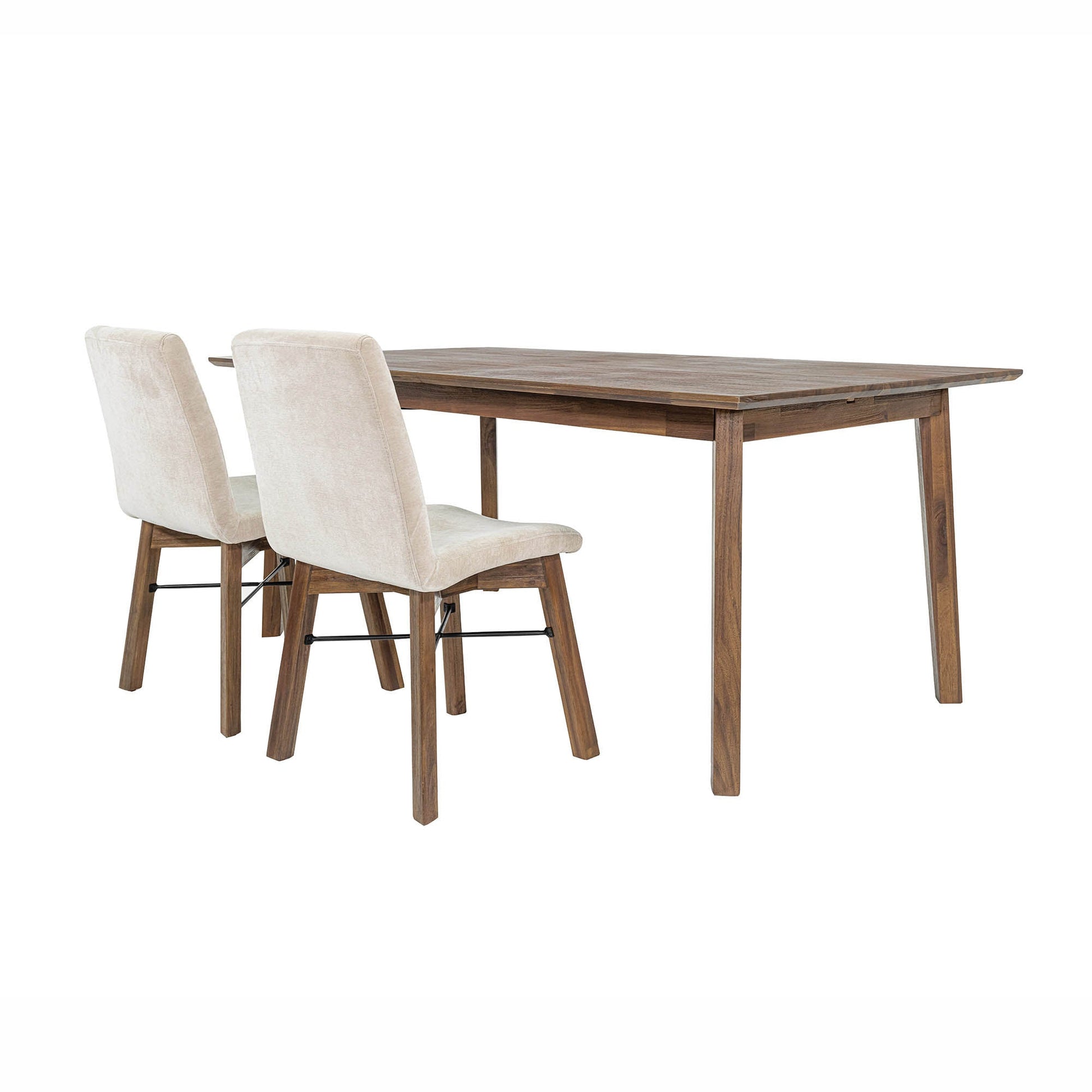 Gia Extension Dining Table 71/102" - Warm Pecan - Central Designs