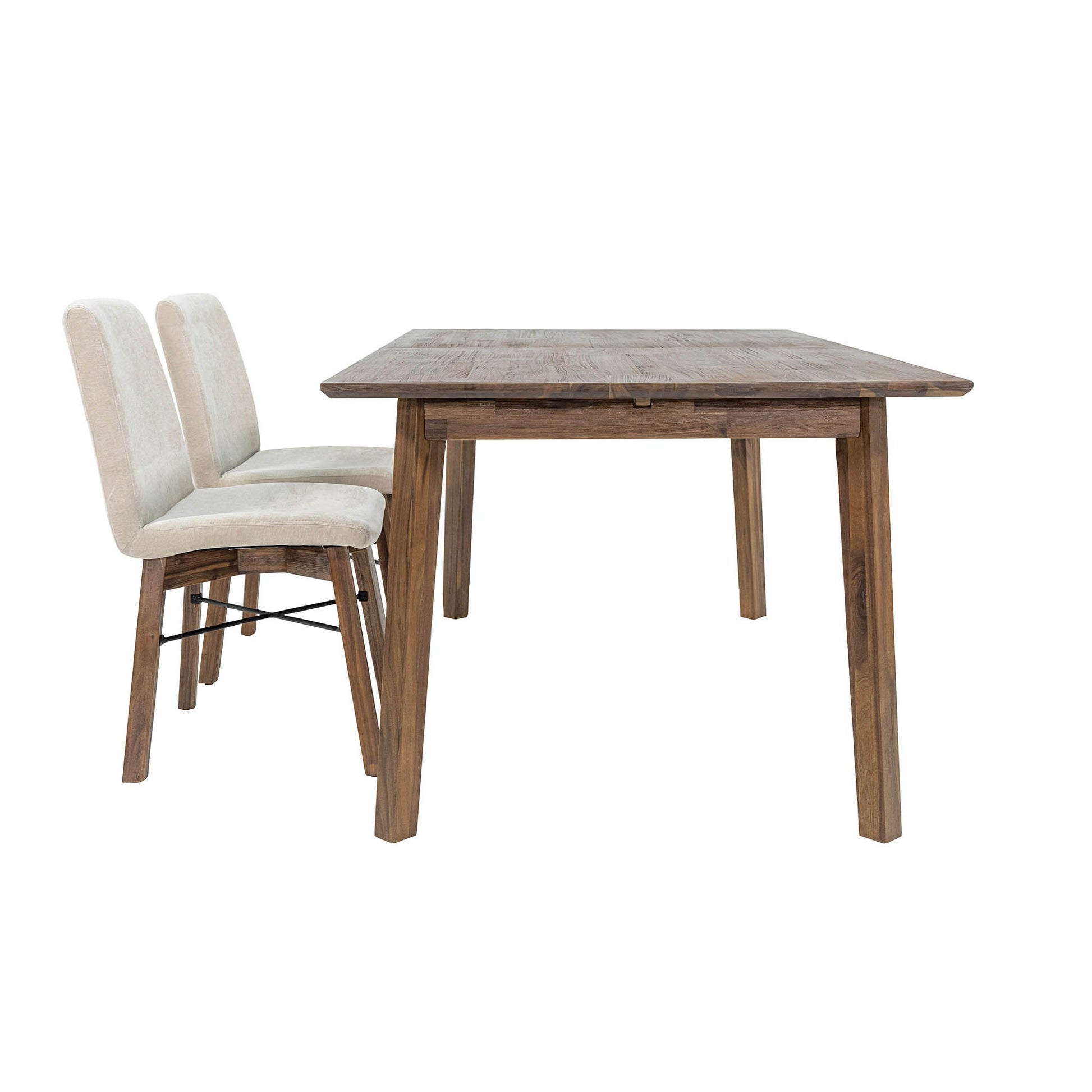 Gia Extension Dining Table 71/102" - Warm Pecan - Central Designs