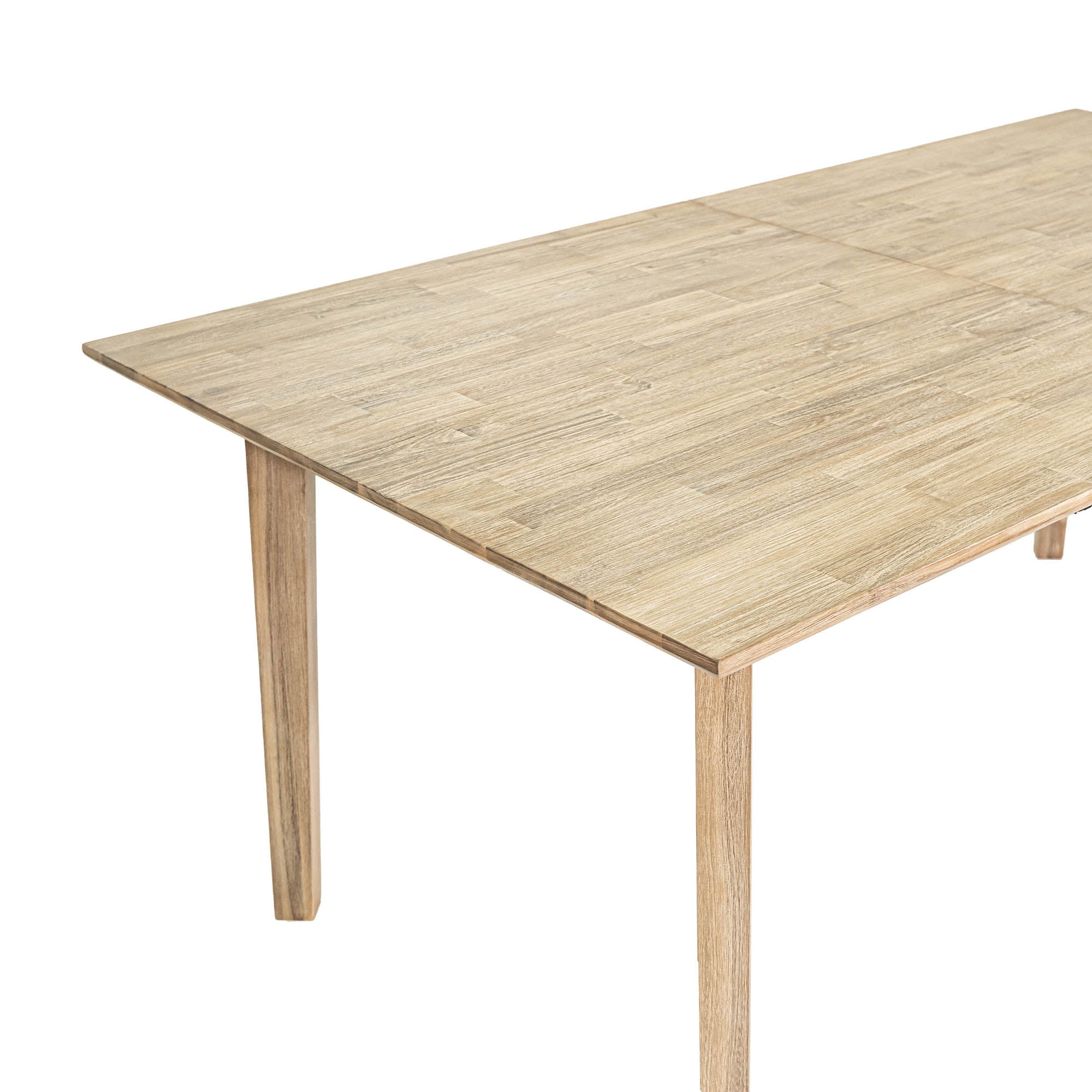 Gia Extension Dining Table 71/102" - Light Driftwood - Central Designs
