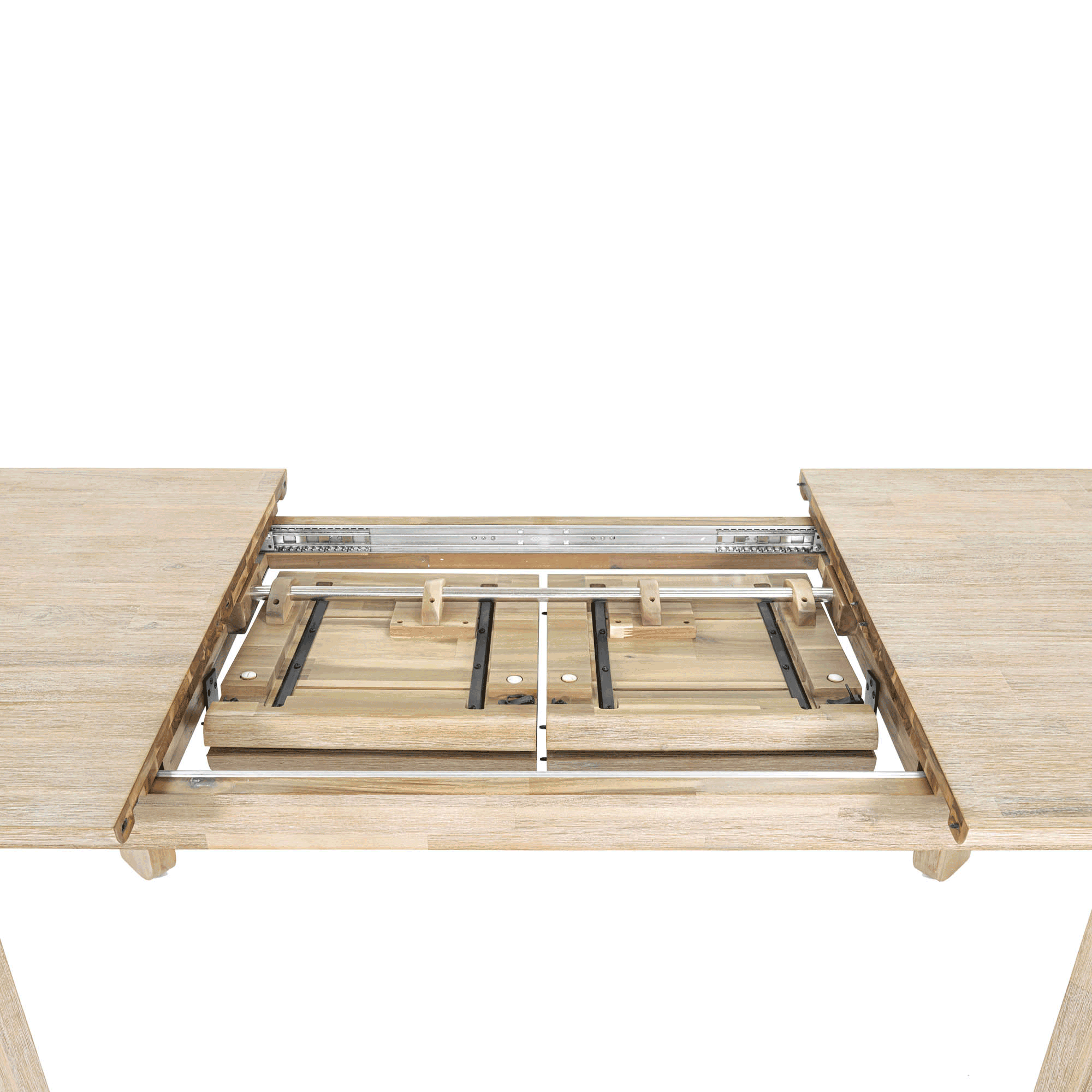 Gia Extension Dining Table 71/102" - Light Driftwood
