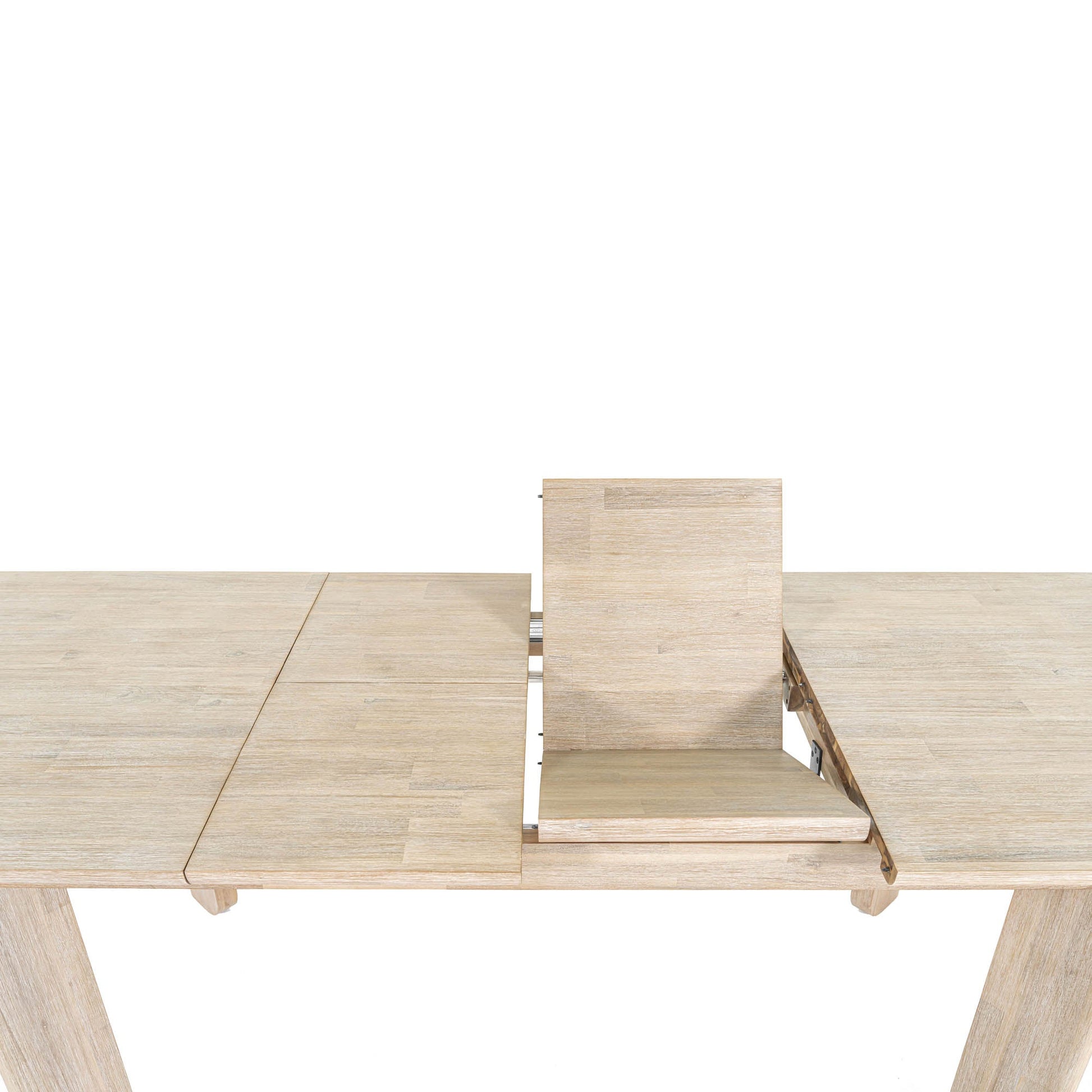 Gia Extension Dining Table 71/102" - Light Driftwood - Central Designs