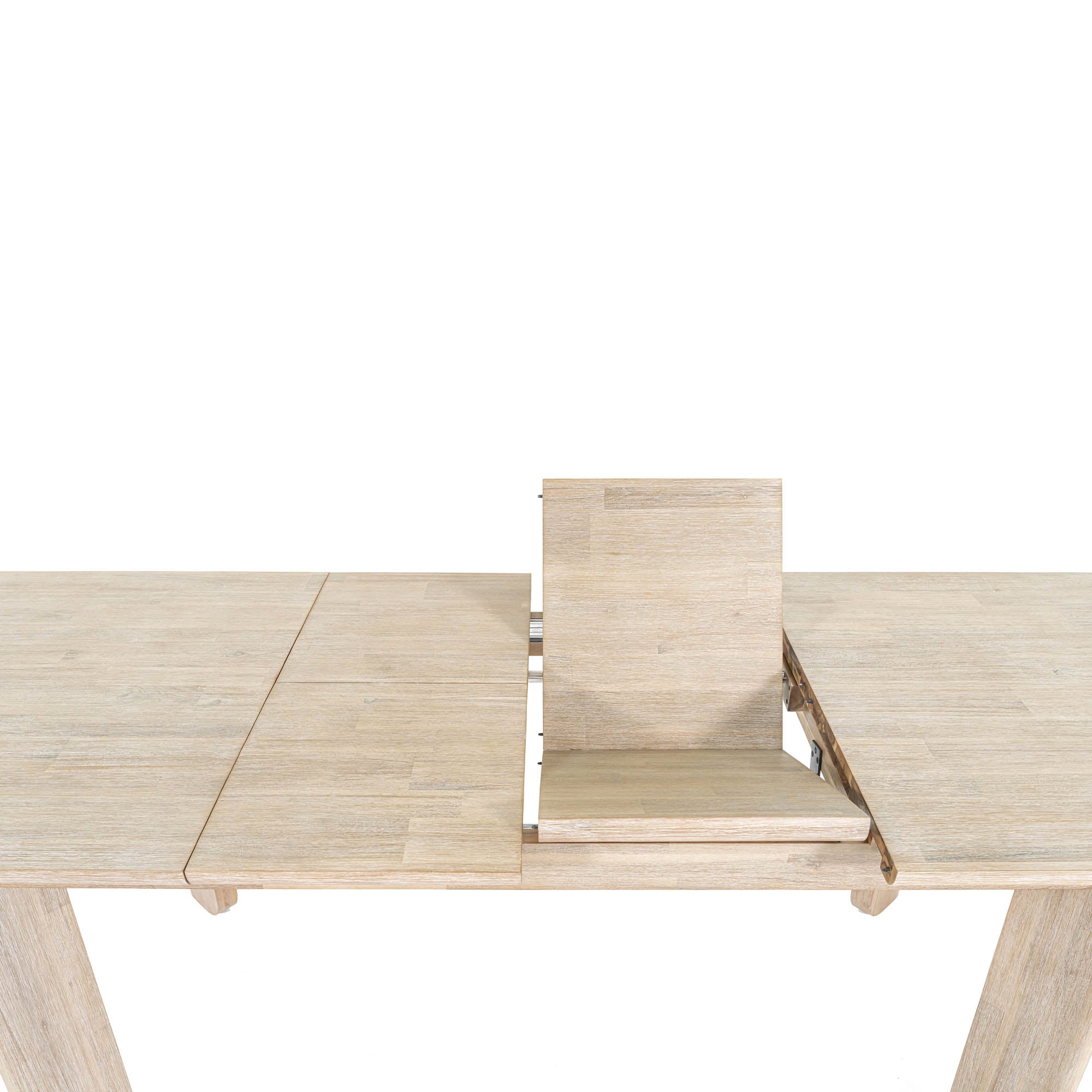 Gia Extension Dining Table 71/102" - Light Driftwood - Central Designs