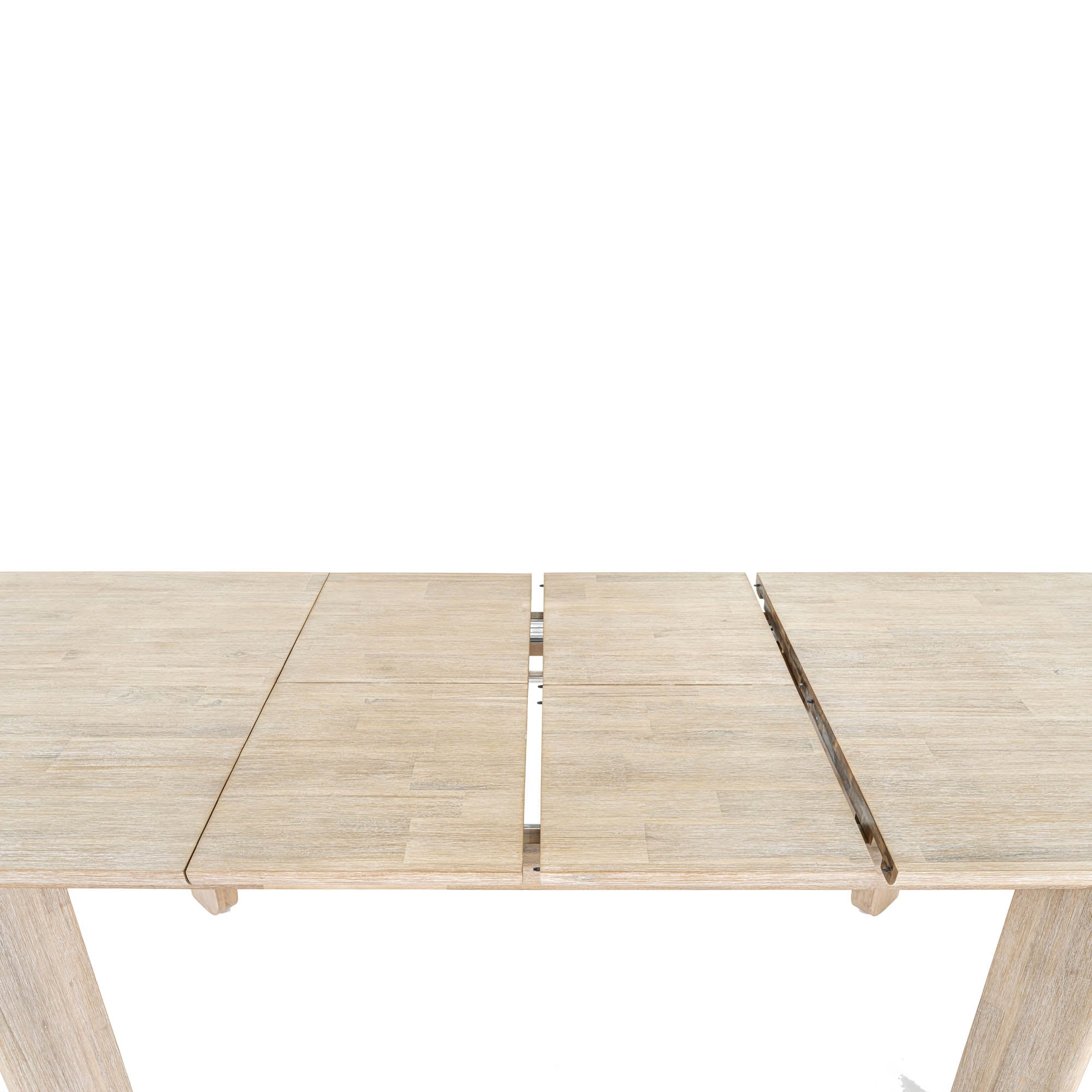 Gia Extension Dining Table 71/102" - Light Driftwood - Central Designs