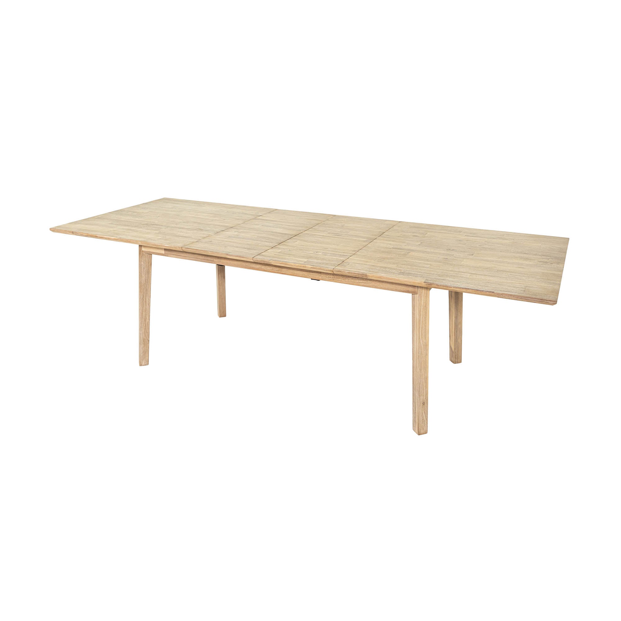 Gia Extension Dining Table 71/102" - Light Driftwood - Central Designs