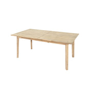 Gia Extension Dining Table 71/102" - Light Driftwood - Central Designs