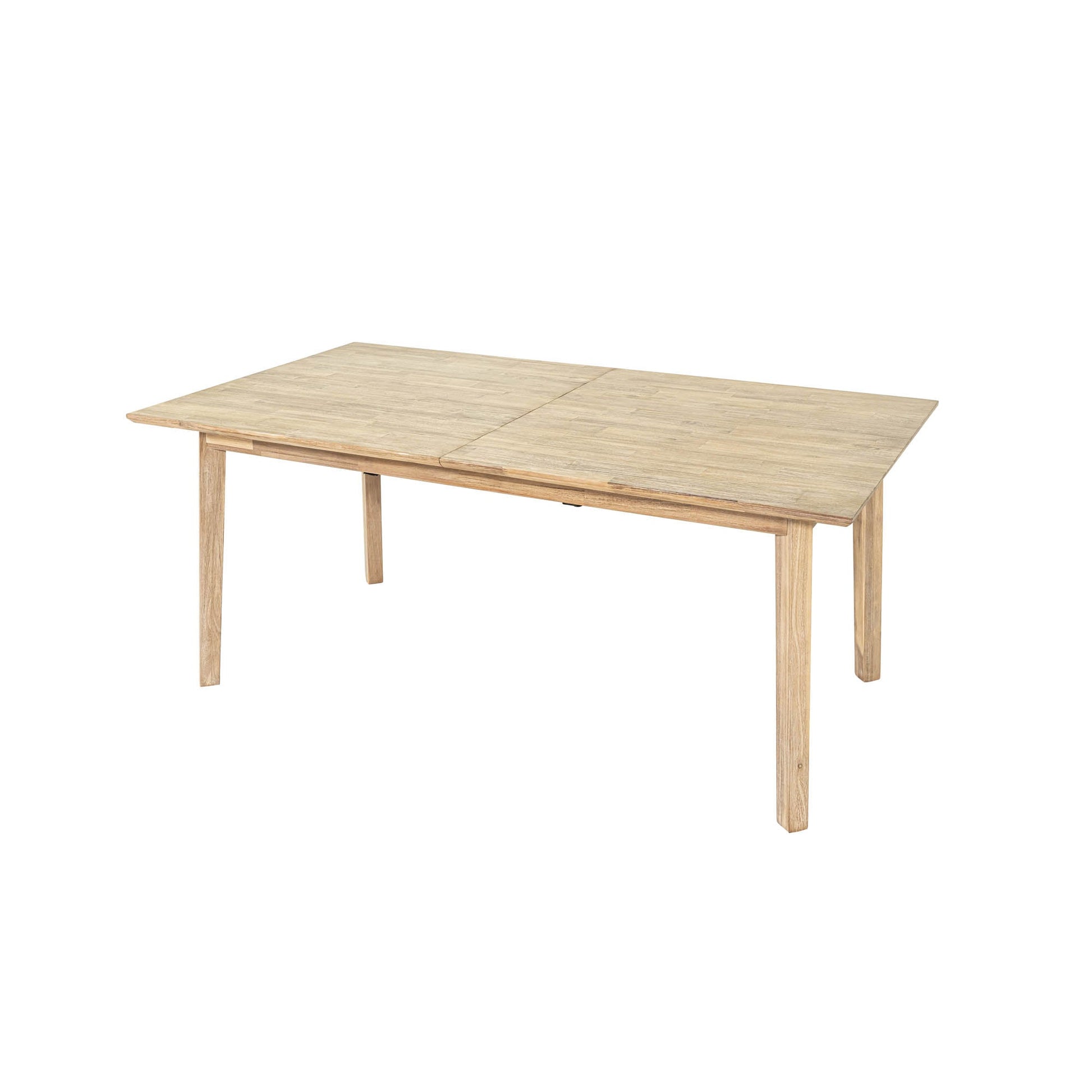 Gia Extension Dining Table 71/102" - Light Driftwood - Central Designs