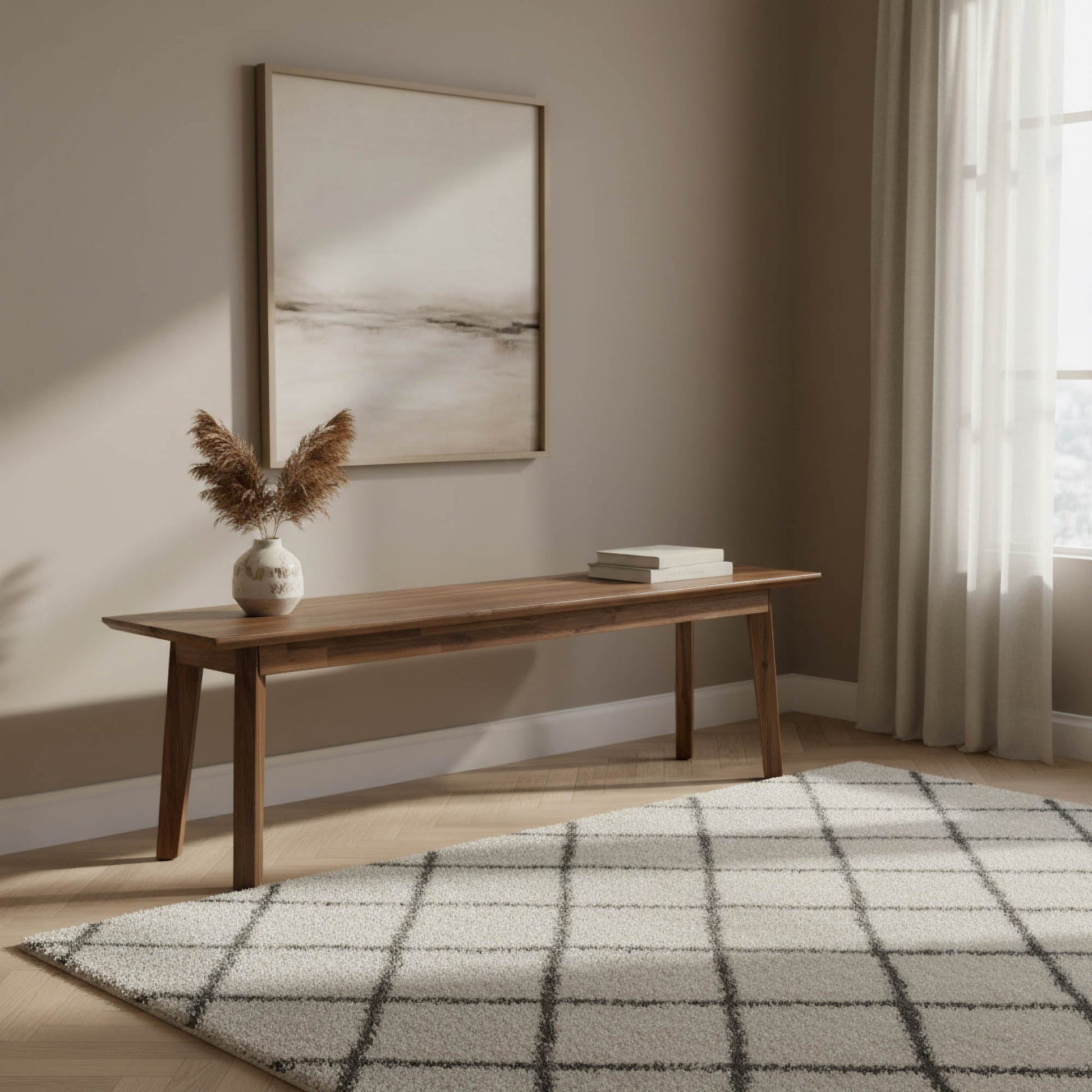 Gia Bench - Warm Pecan - Central Designs