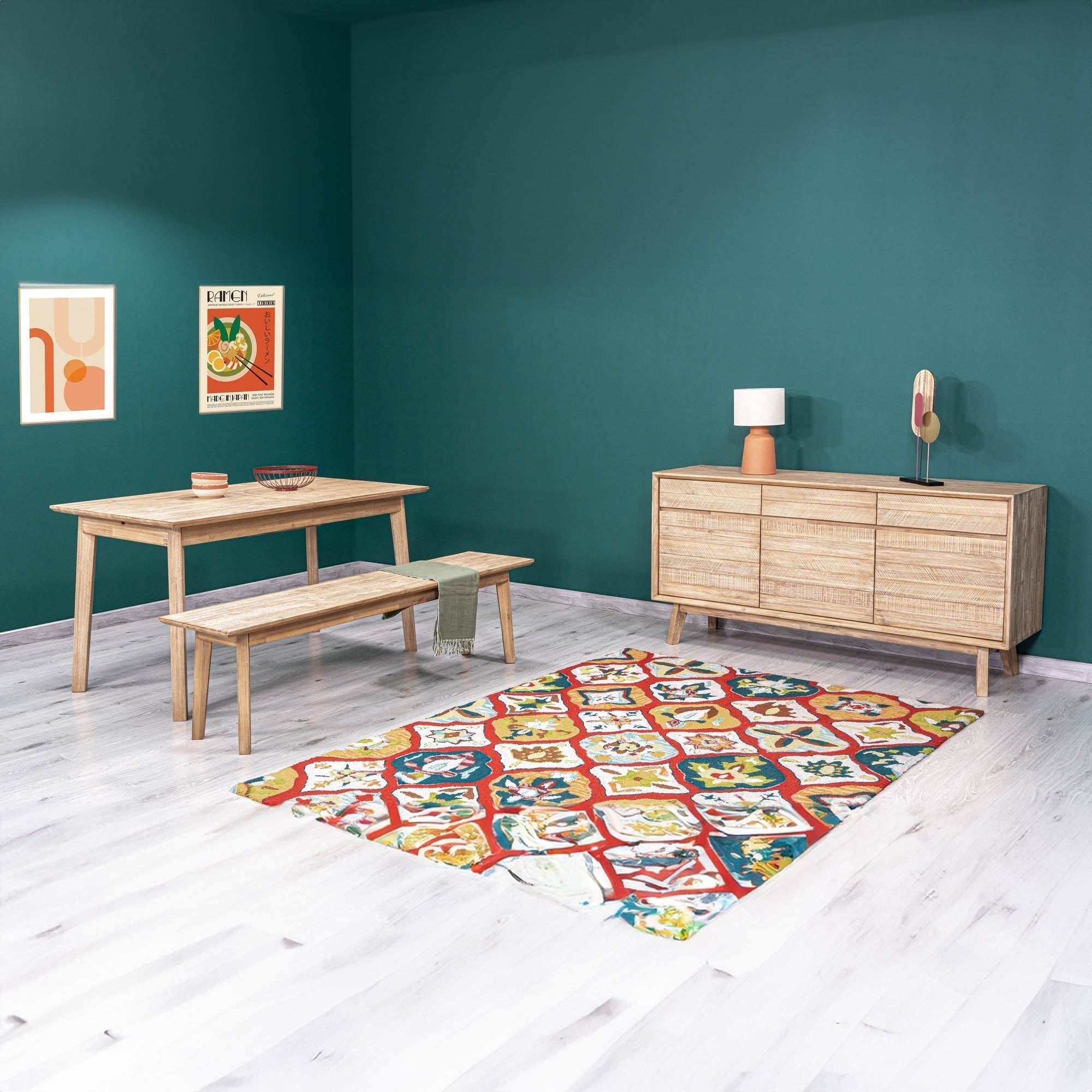 Gia Bench - Light Driftwood - Central Designs