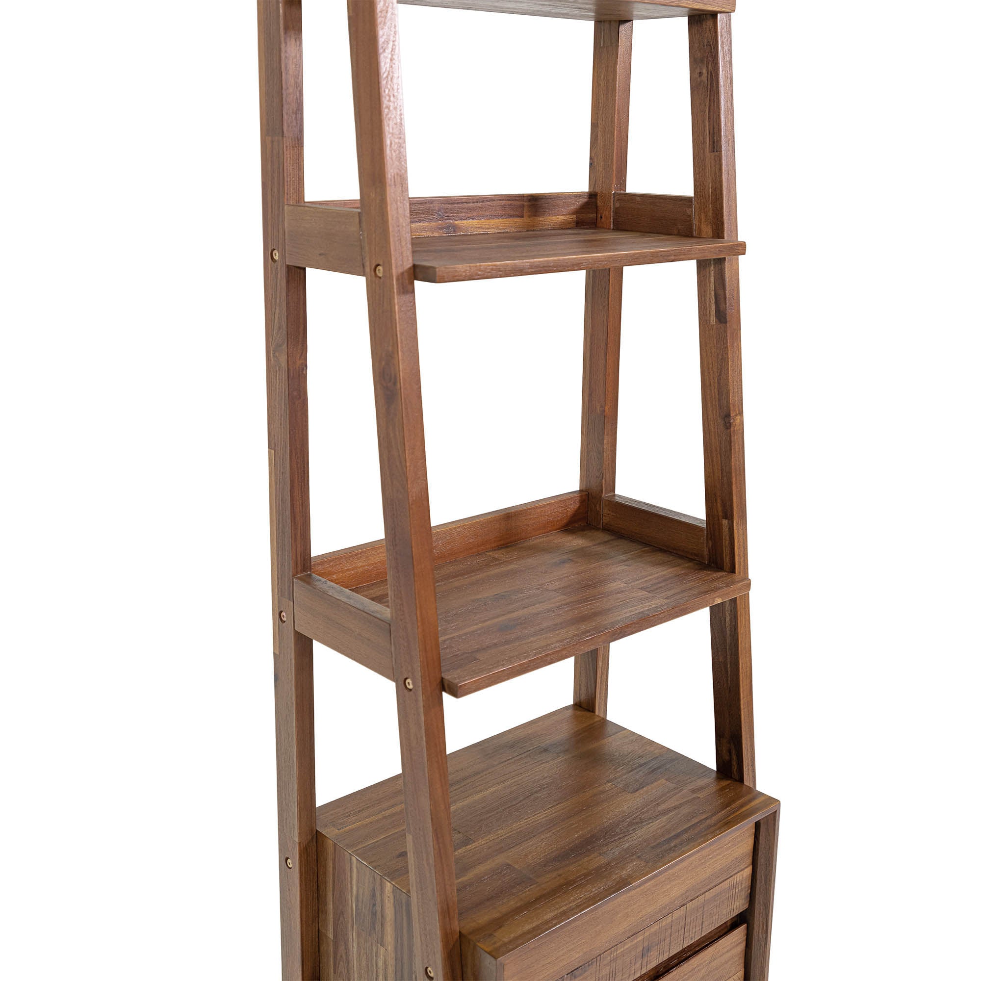Gia Modular Bookcase - Warm Pecan - Central Designs