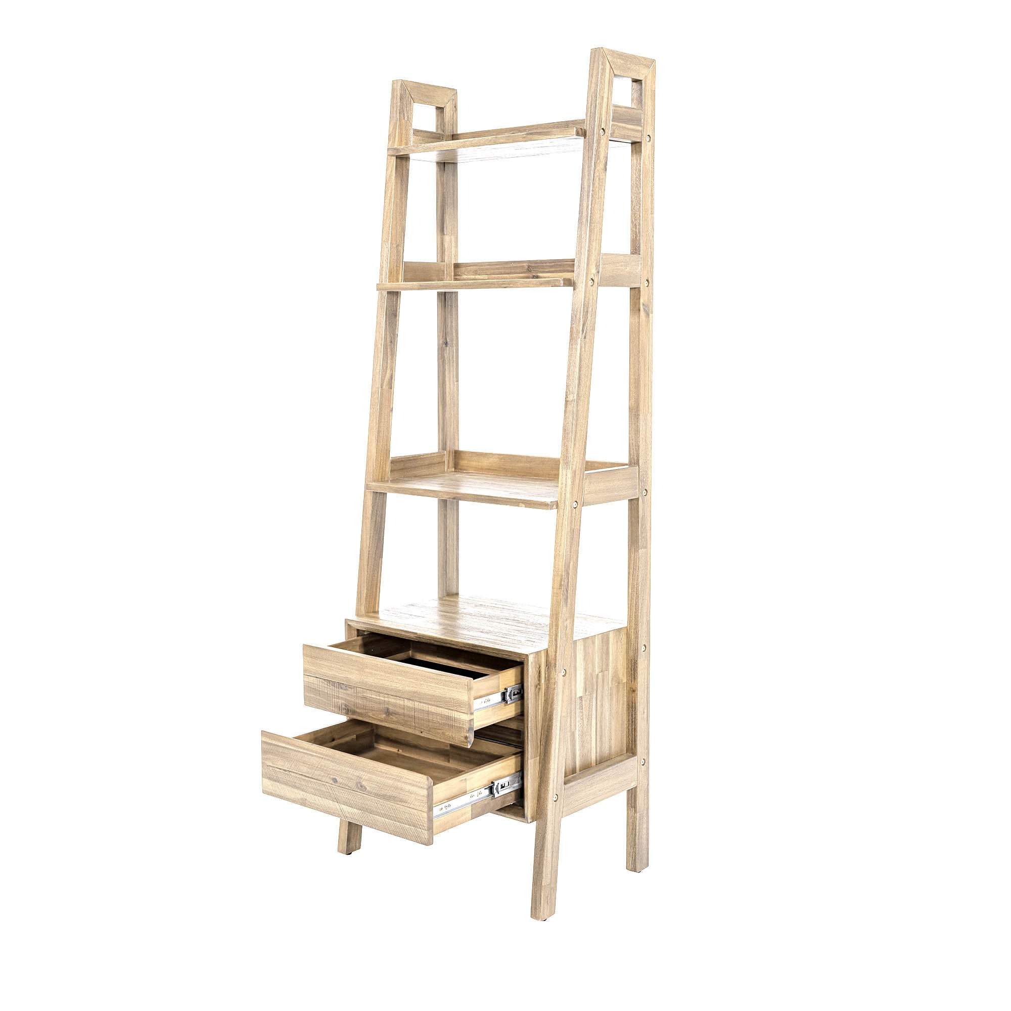 Gia Modular Bookcase - Light Driftwood - Central Designs