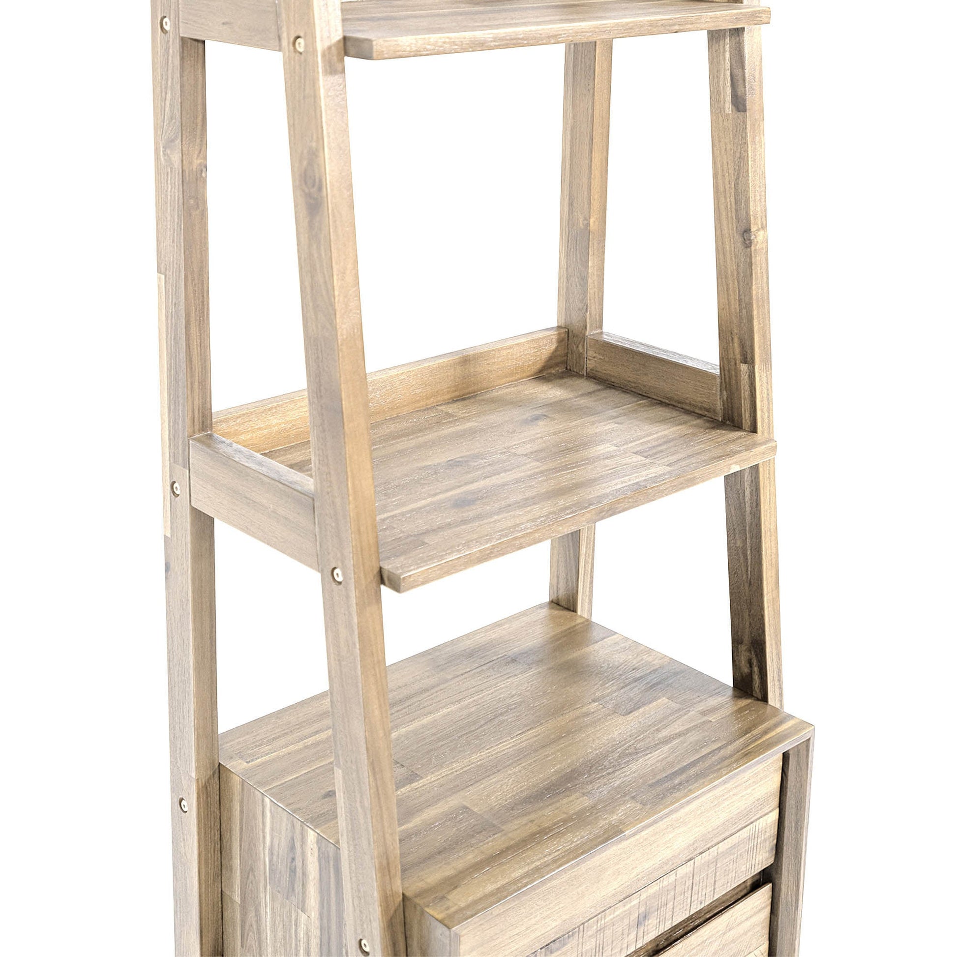 Gia Modular Bookcase - Light Driftwood - Central Designs