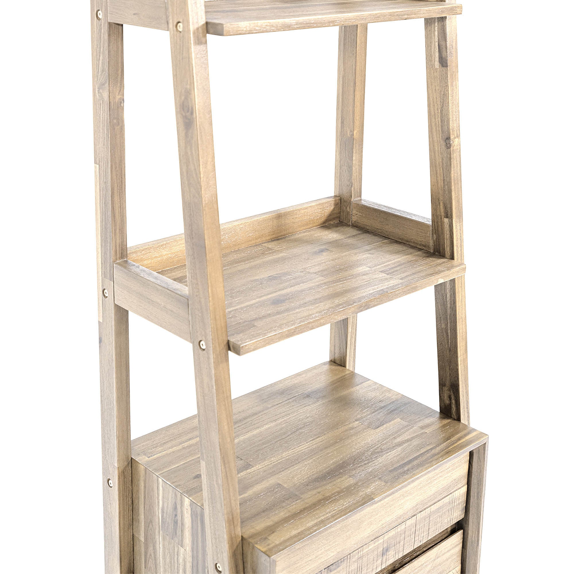Gia Modular Bookcase - Light Driftwood - Central Designs