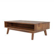 Gia Coffee Table w/ Lift Top - Warm Pecan - Central Designs