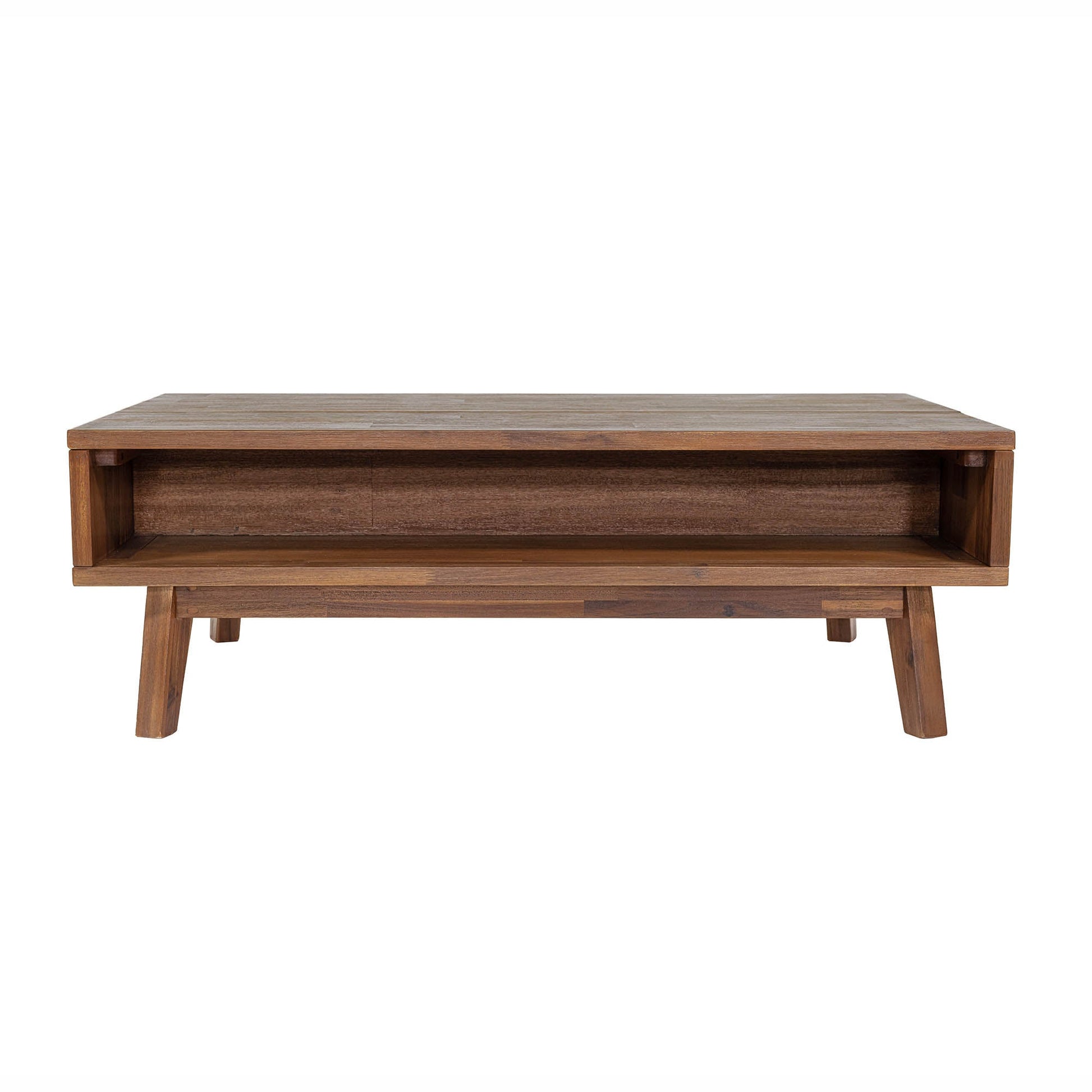 Gia Coffee Table w/ Lift Top - Warm Pecan - Central Designs