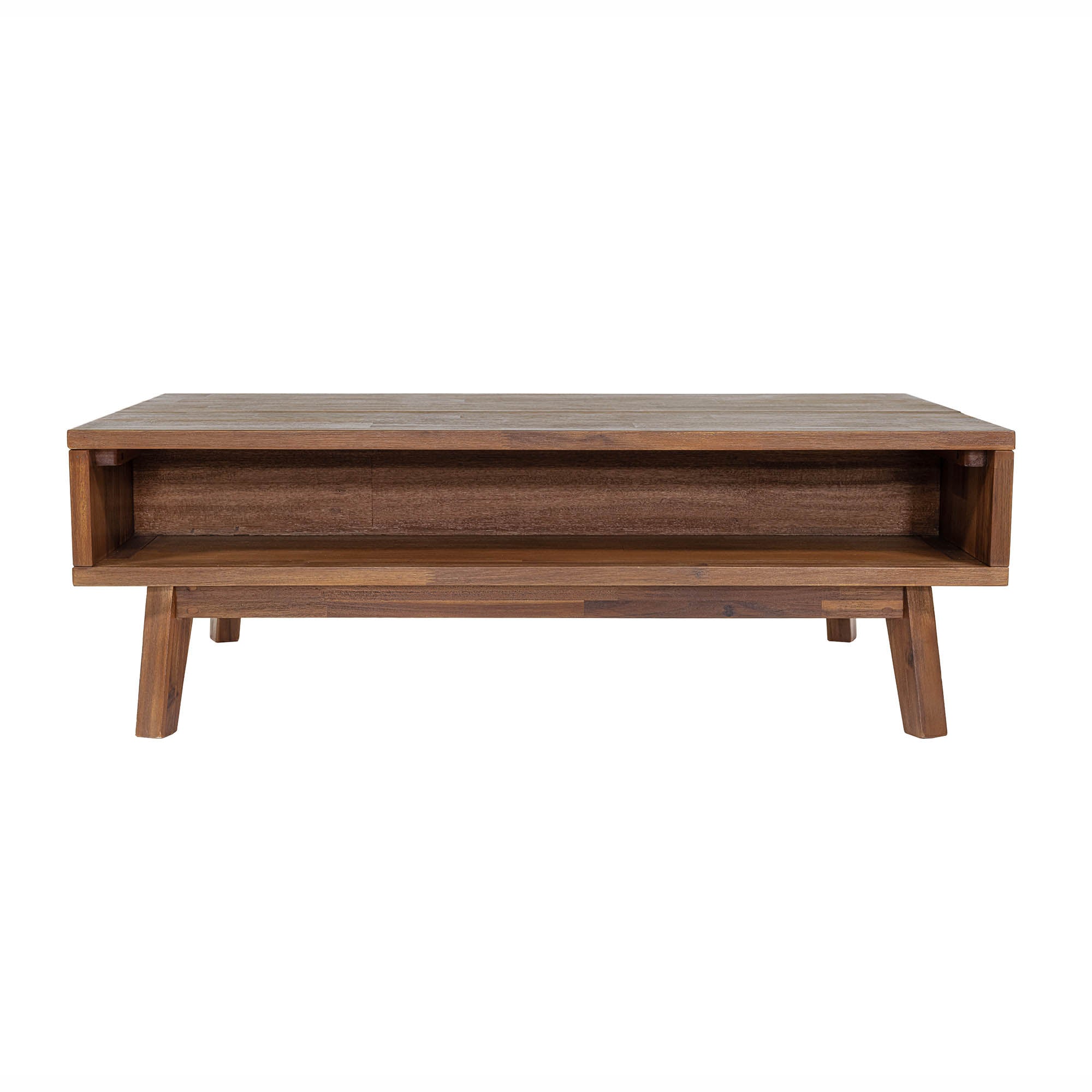 Gia Coffee Table w/ Lift Top - Warm Pecan - Central Designs