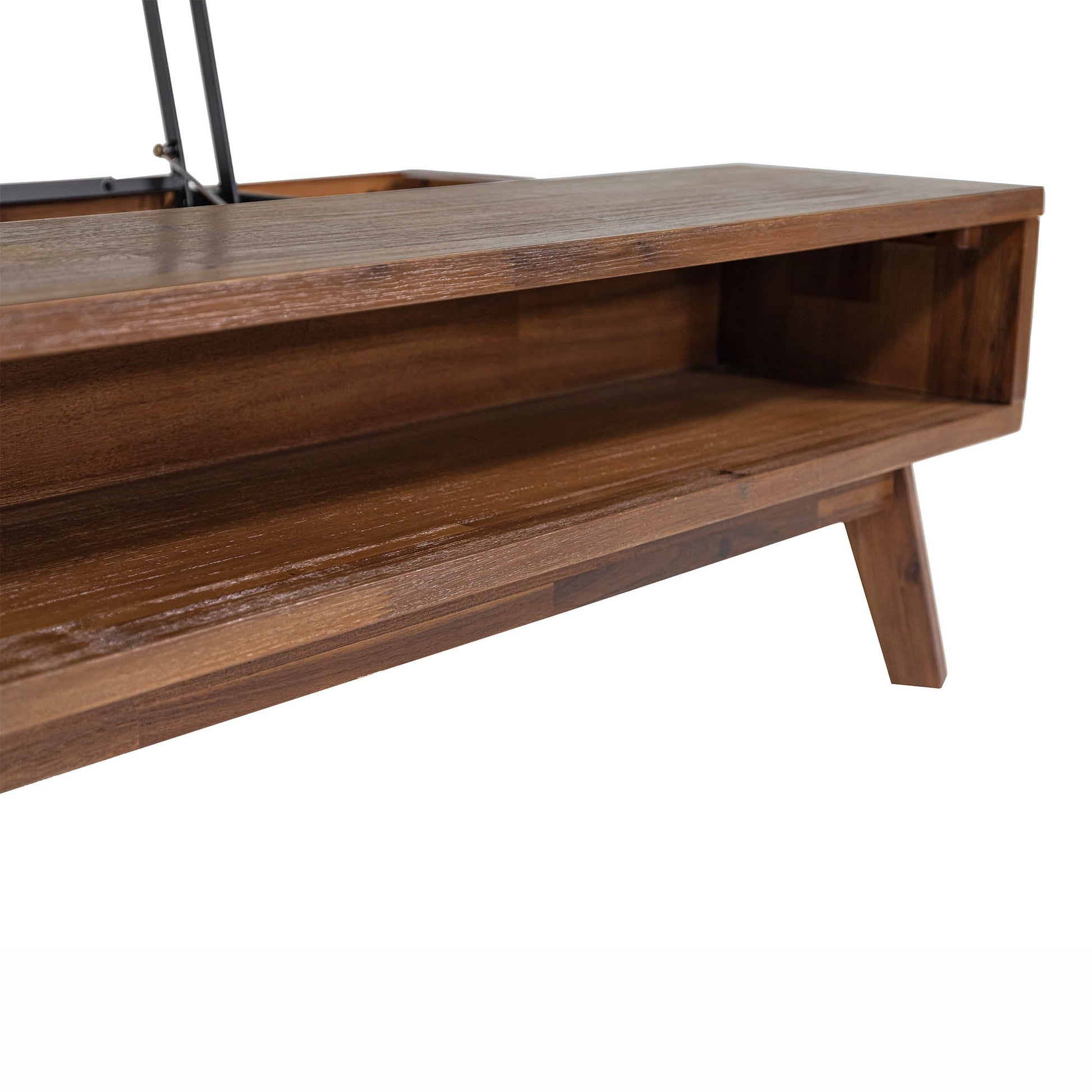 Gia Coffee Table w/ Lift Top - Warm Pecan - Central Designs